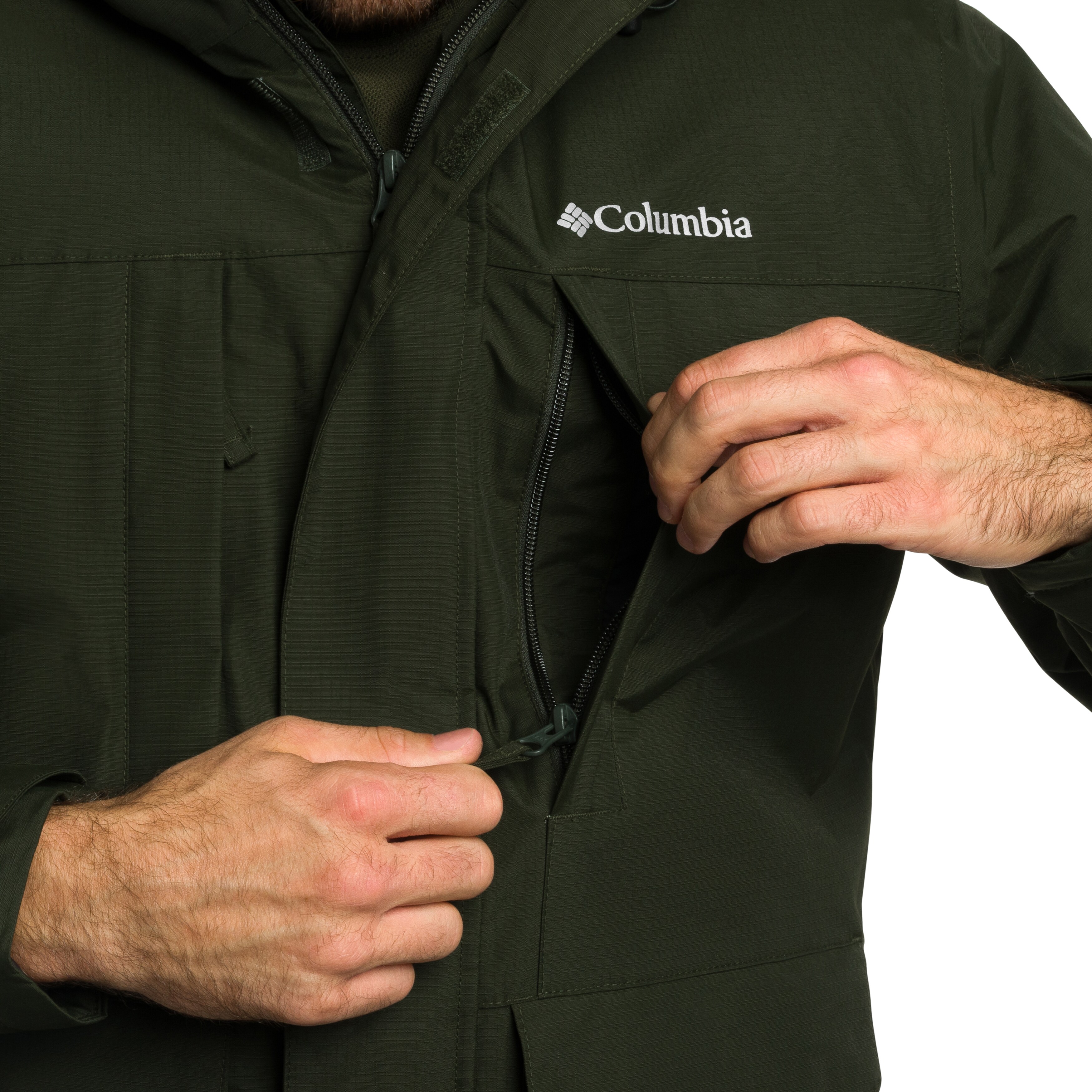 Kurtka Columbia Landroamer Sherpa Lined Waterproof Hooded - Greenscape