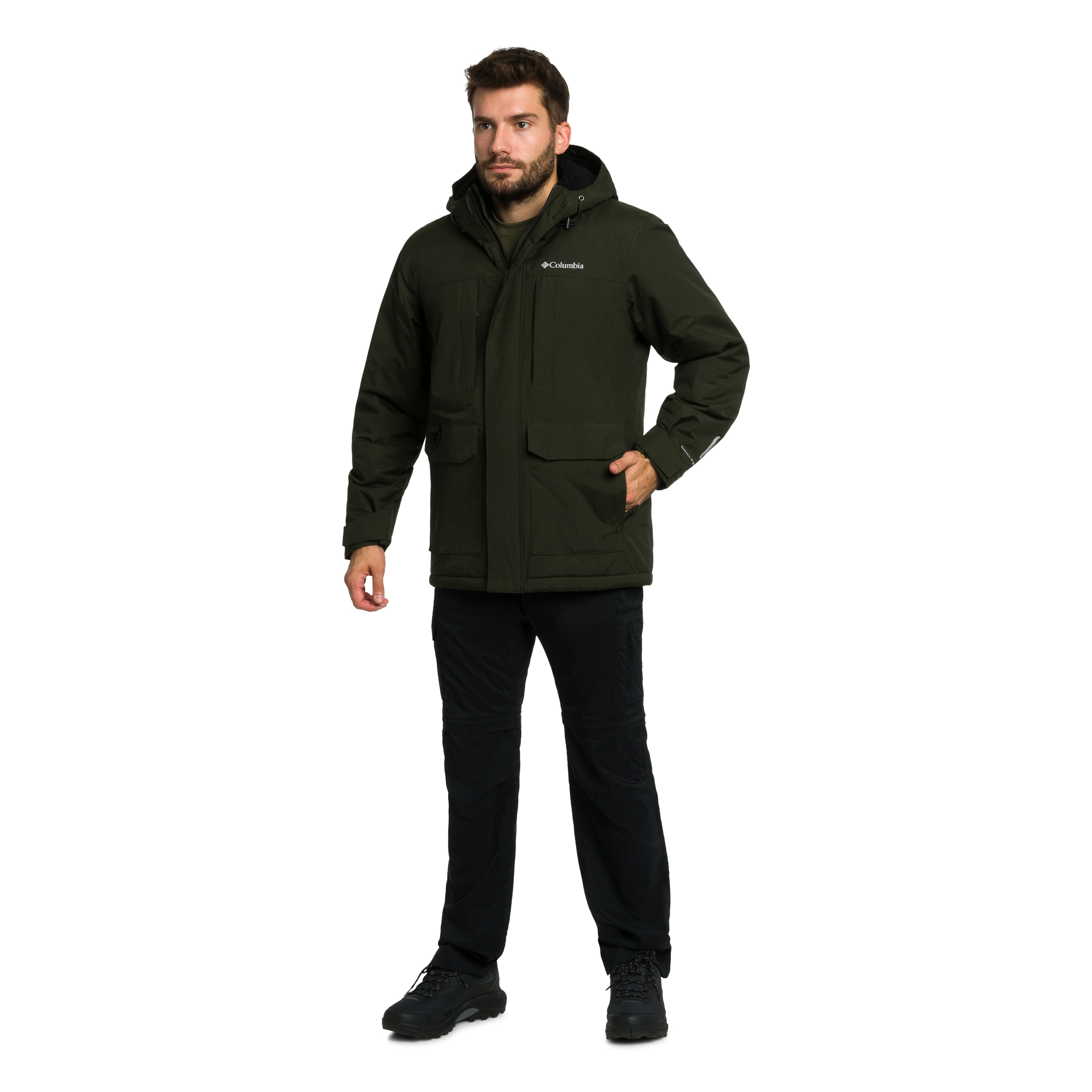 Kurtka Columbia Landroamer Sherpa Lined Waterproof Hooded - Greenscape