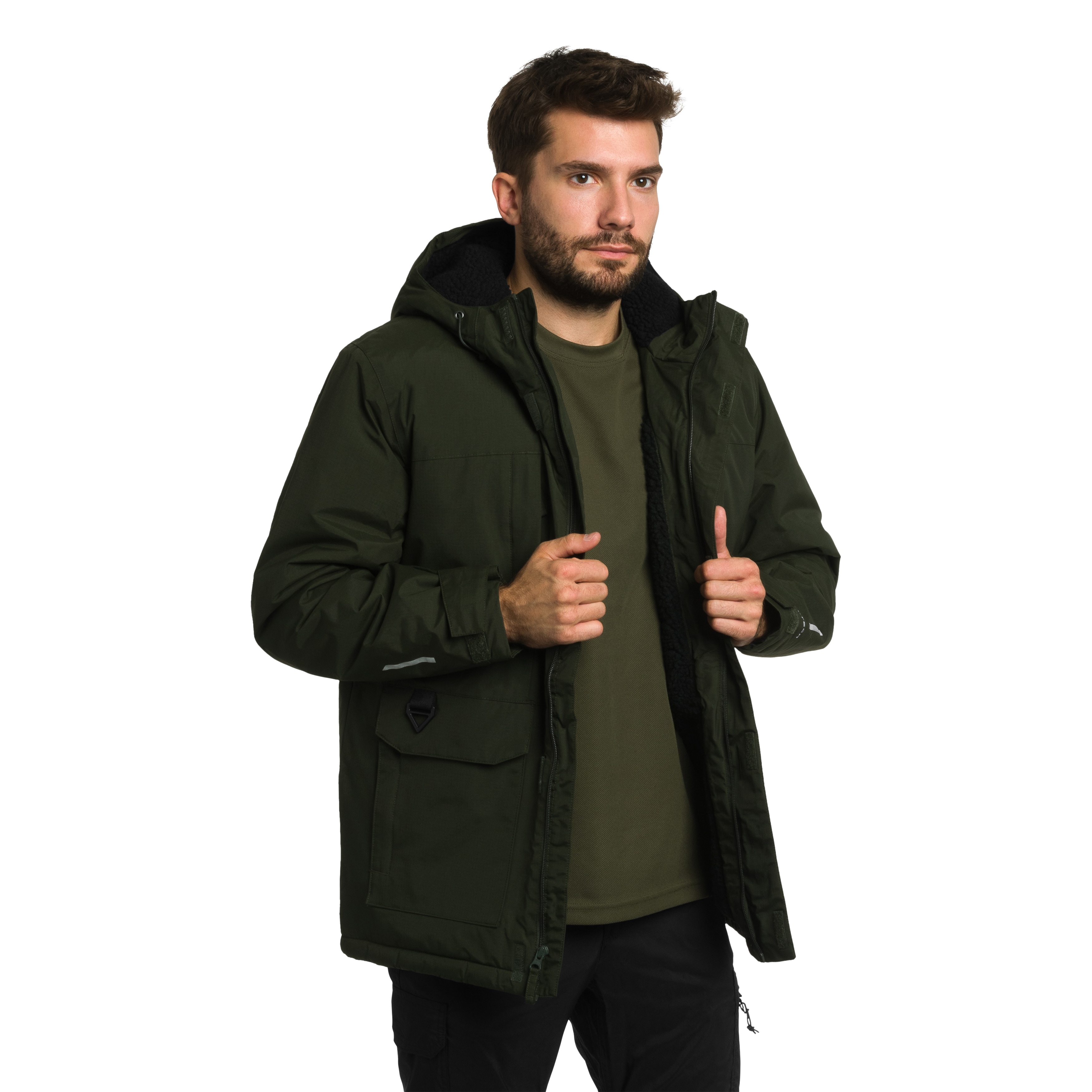 Kurtka Columbia Landroamer Sherpa Lined Waterproof Hooded - Greenscape