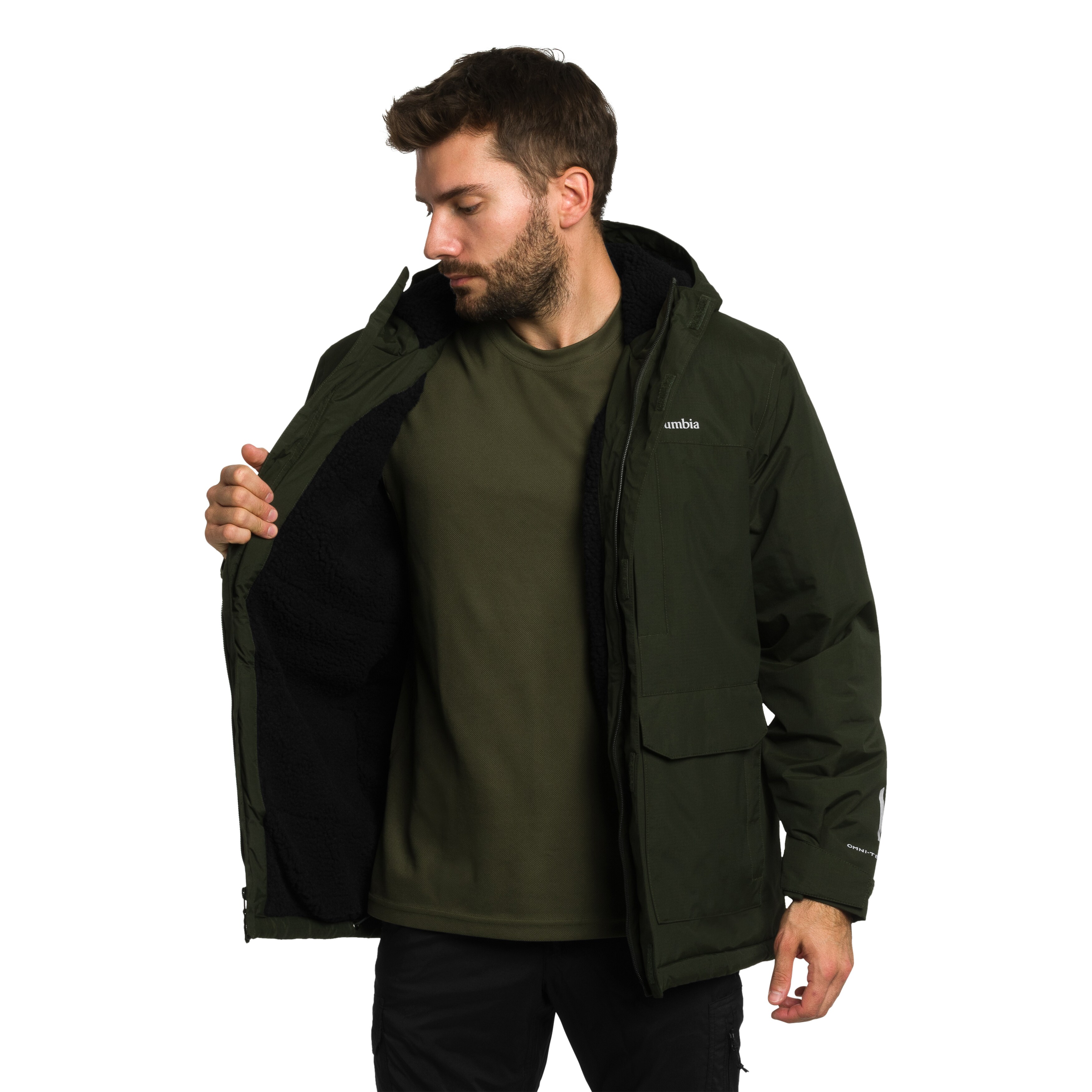 Kurtka Columbia Landroamer Sherpa Lined Waterproof Hooded - Greenscape
