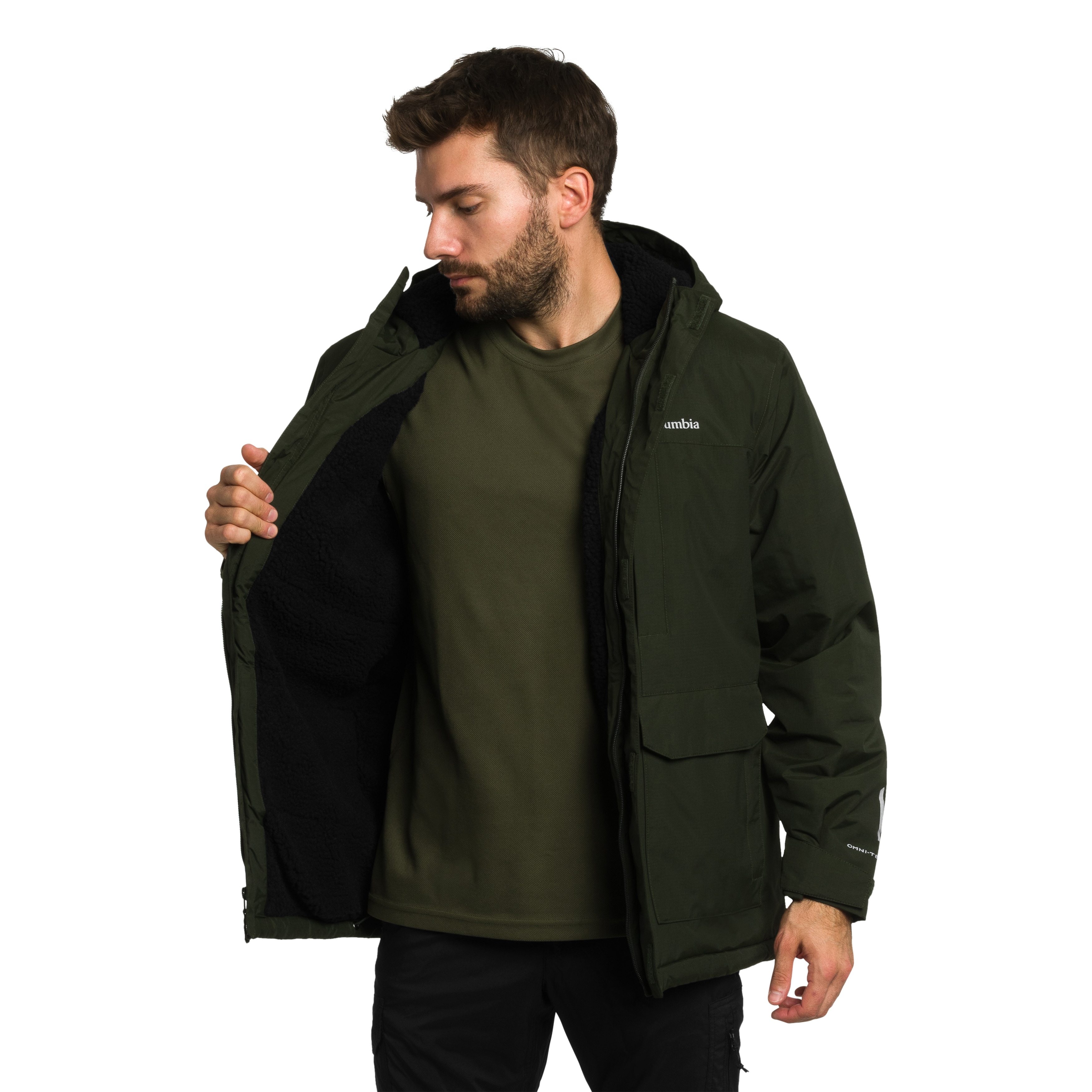 Kurtka Columbia Landroamer Sherpa Lined Waterproof Hooded - Greenscape