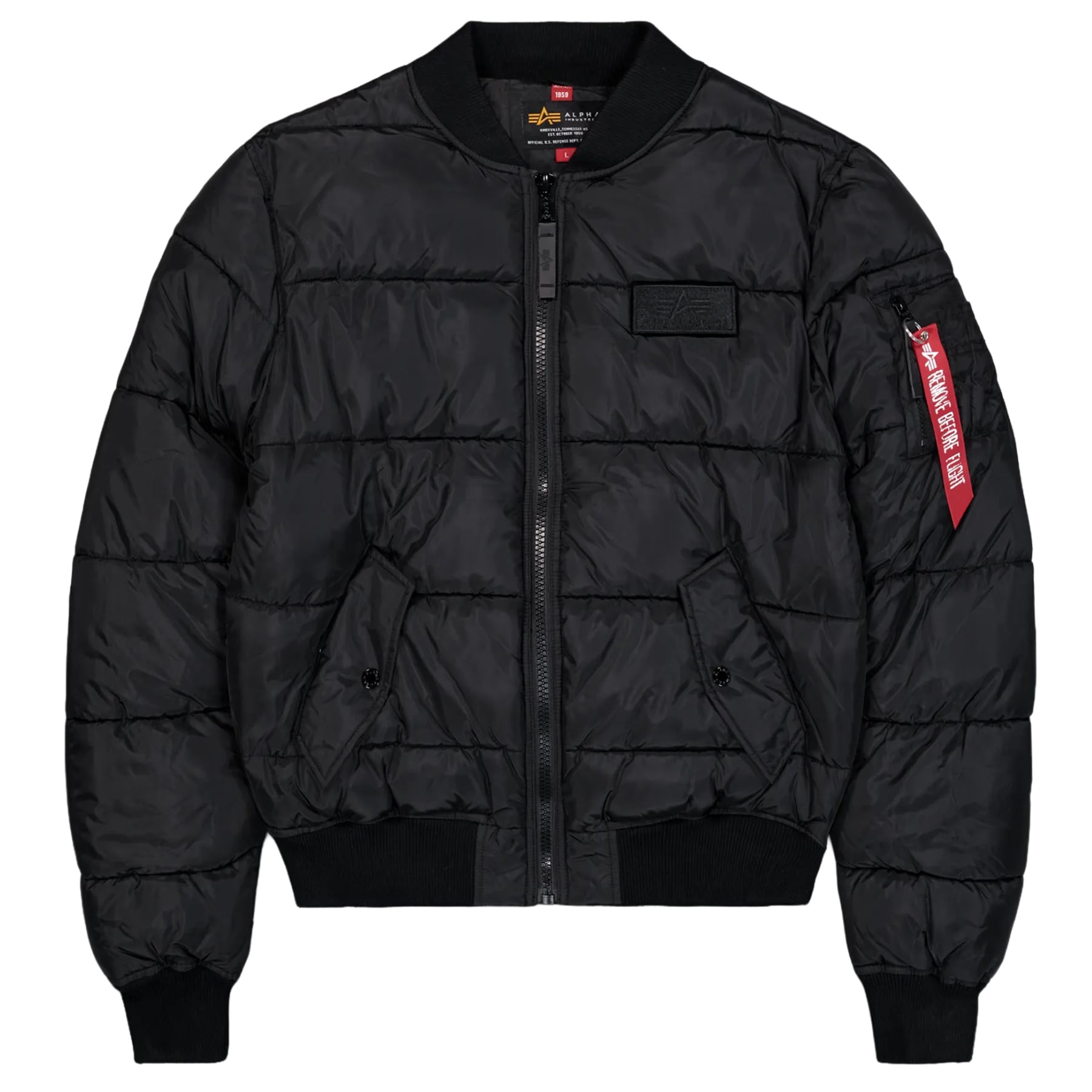 Kurtka Alpha Industries MA-1 Puffer Bomber - Black