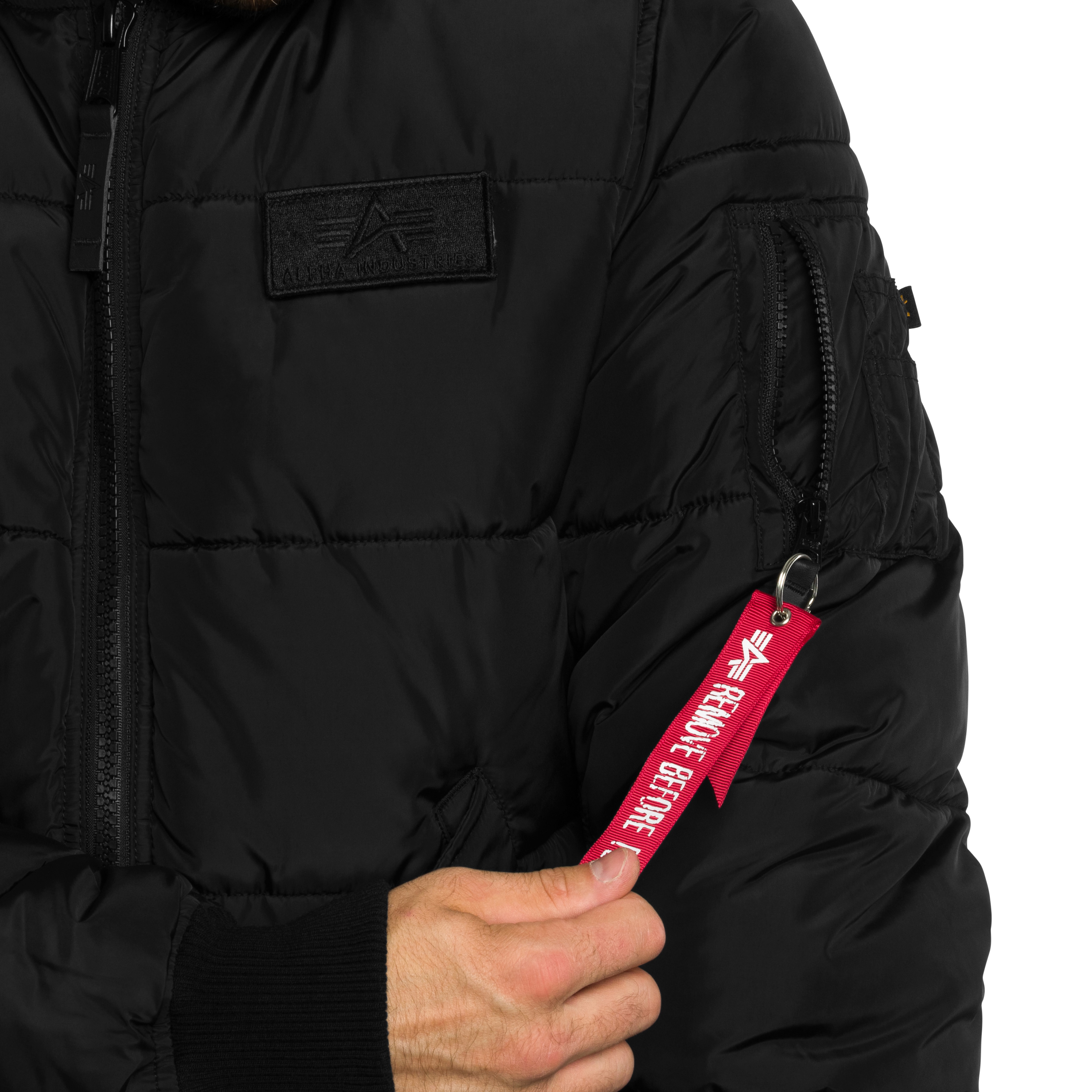Kurtka Alpha Industries MA-1 Puffer Bomber - Black
