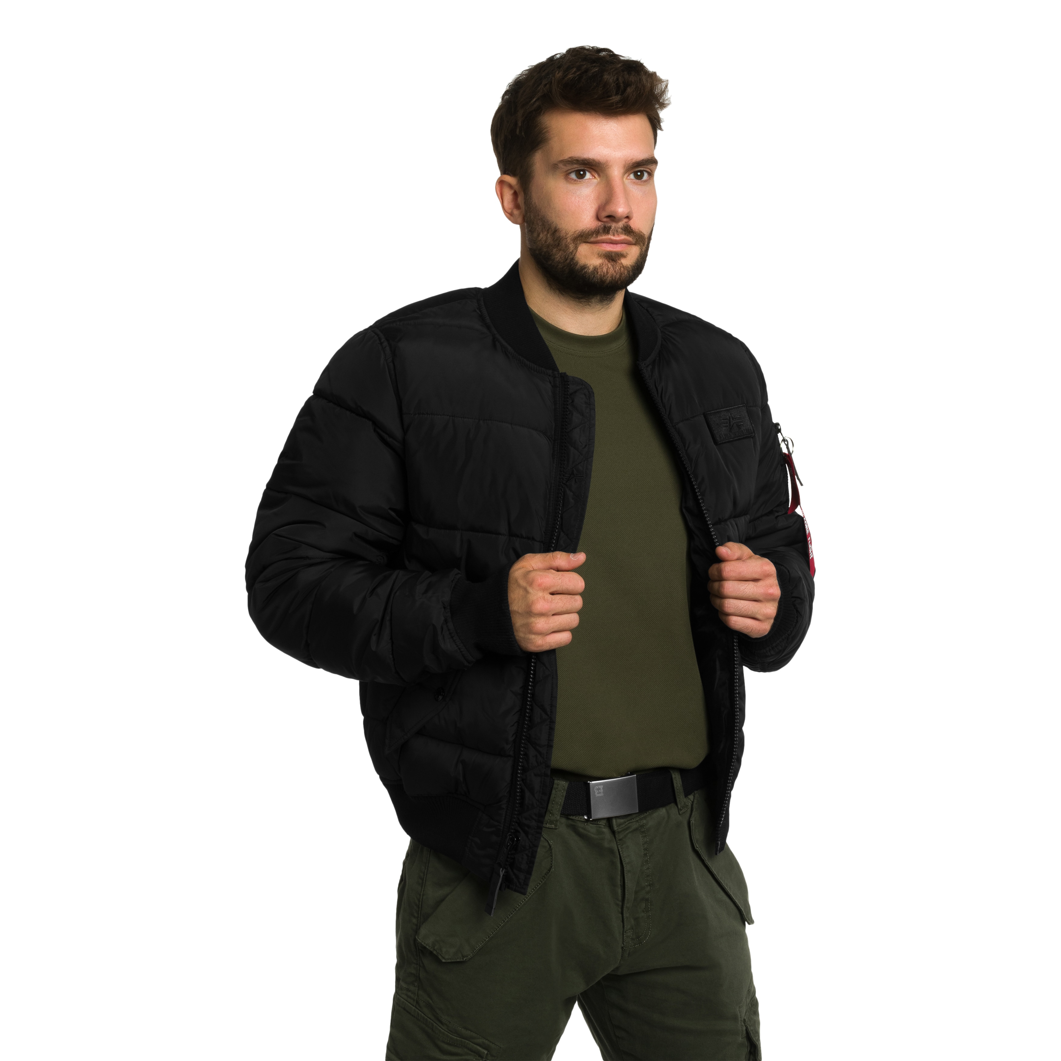 Kurtka Alpha Industries MA-1 Puffer Bomber - Black