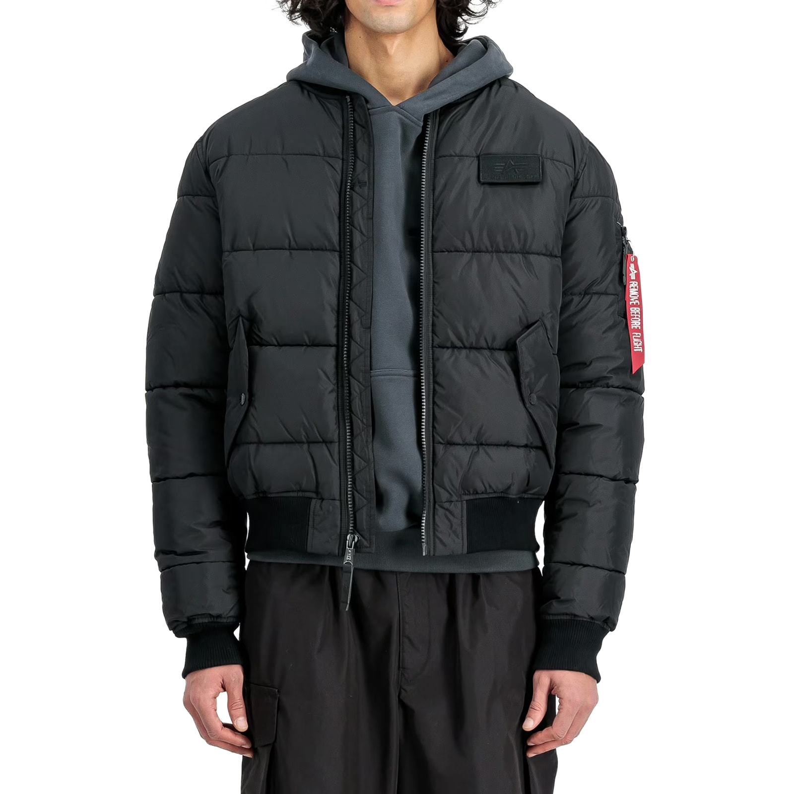 Kurtka Alpha Industries MA-1 Puffer Bomber - Black