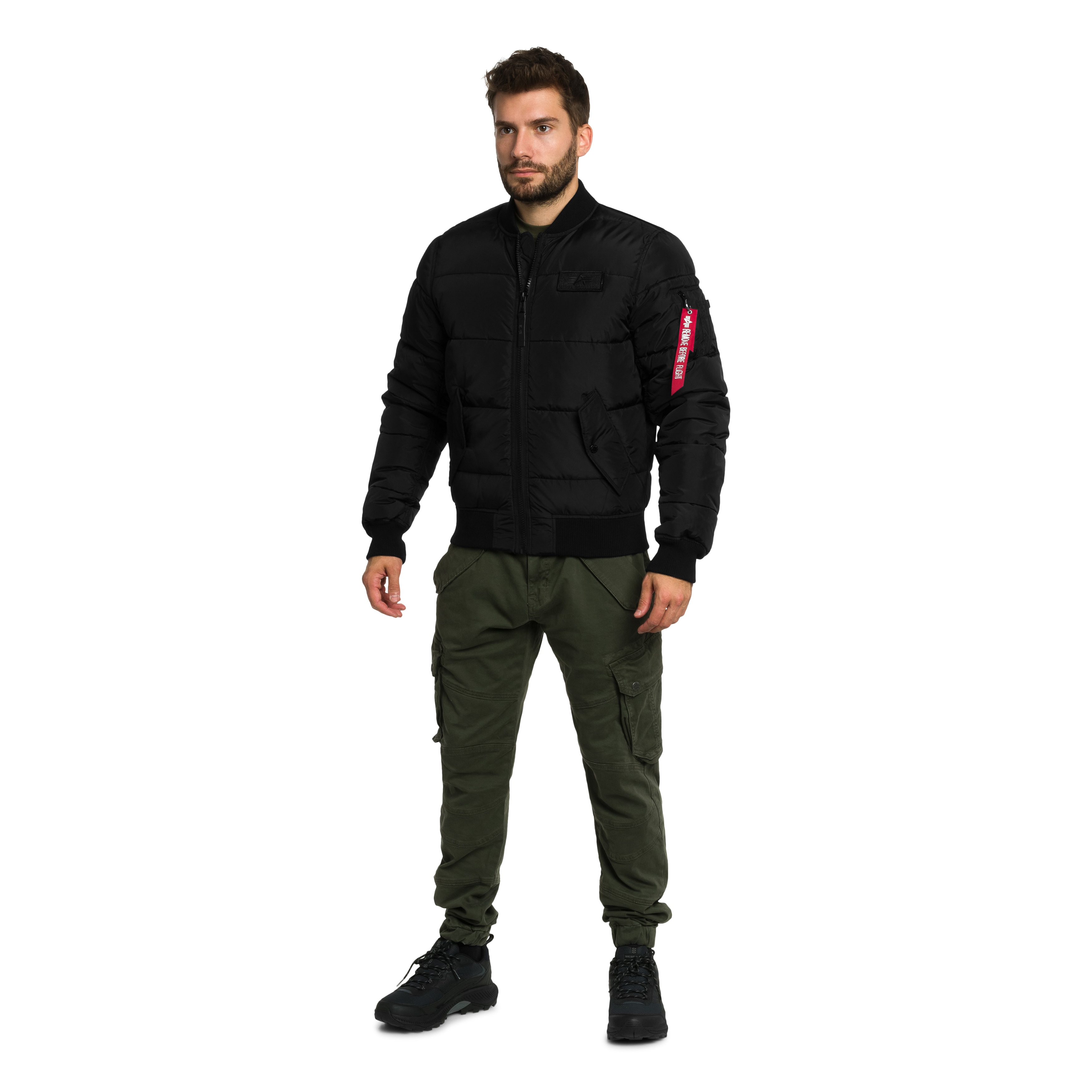 Kurtka Alpha Industries MA-1 Puffer Bomber - Black