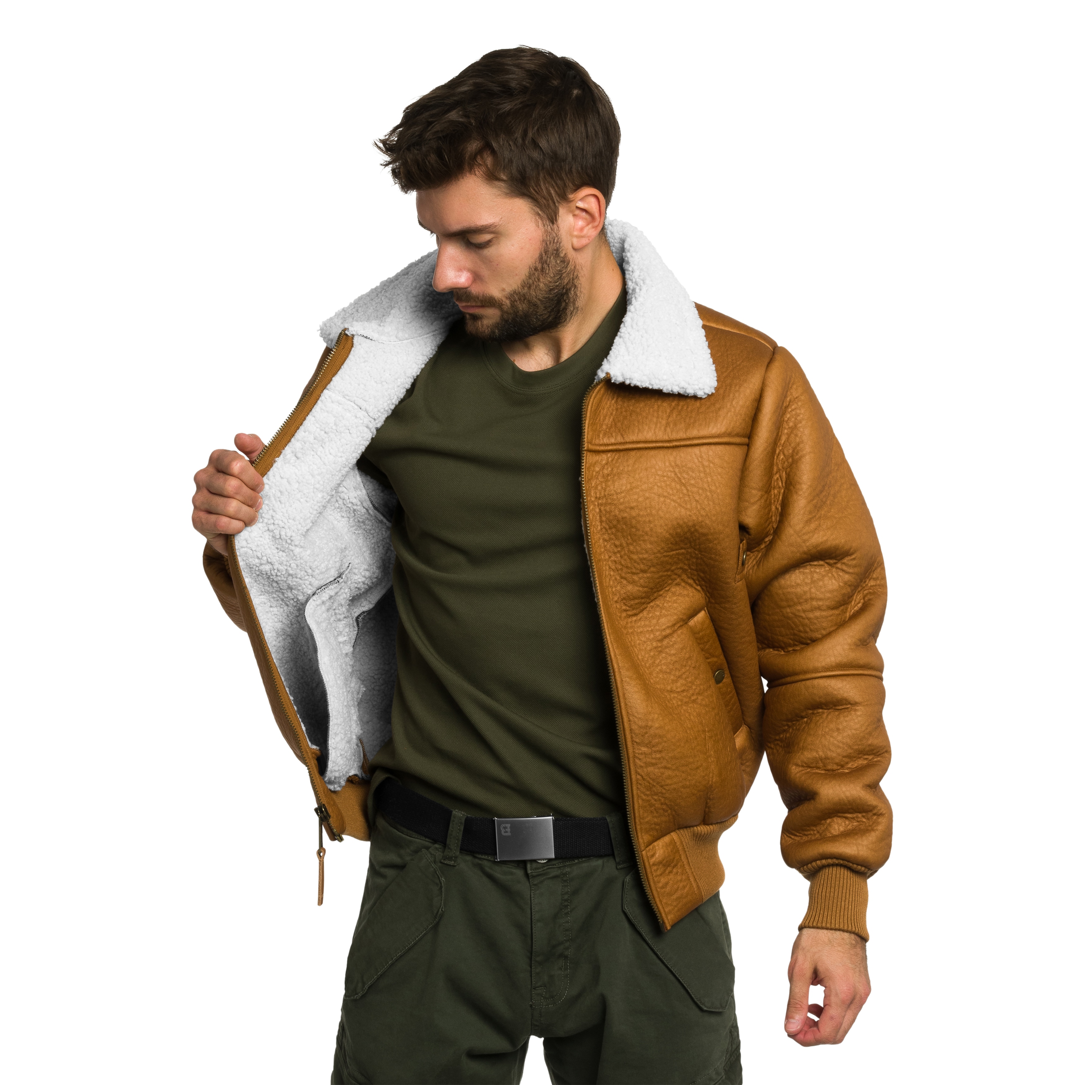 Kurtka Alpha Industries B15 Modified - Camel