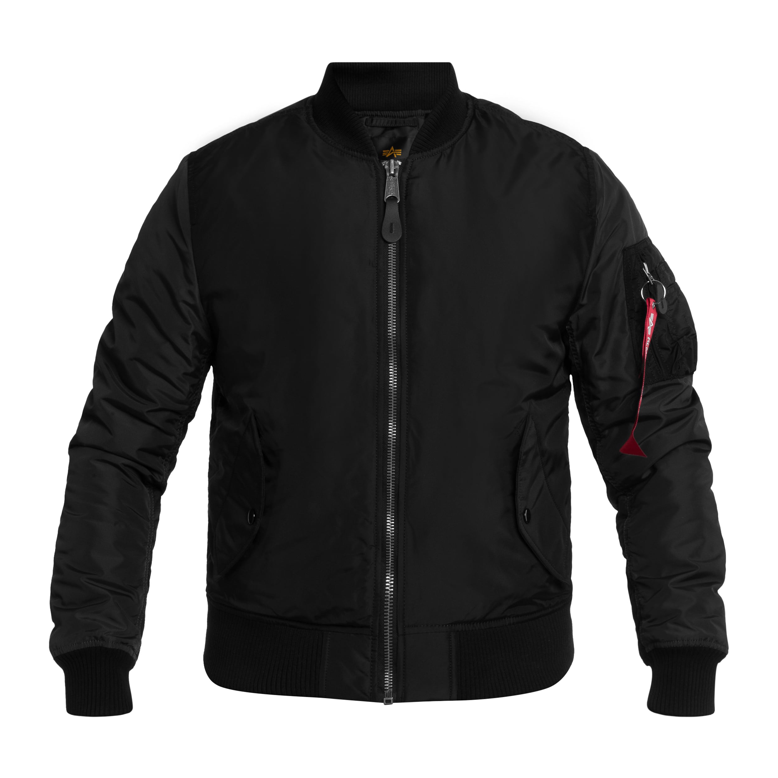 Kurtka Alpha Industries MA-1 Camo Back Embroidery Bomber - Black