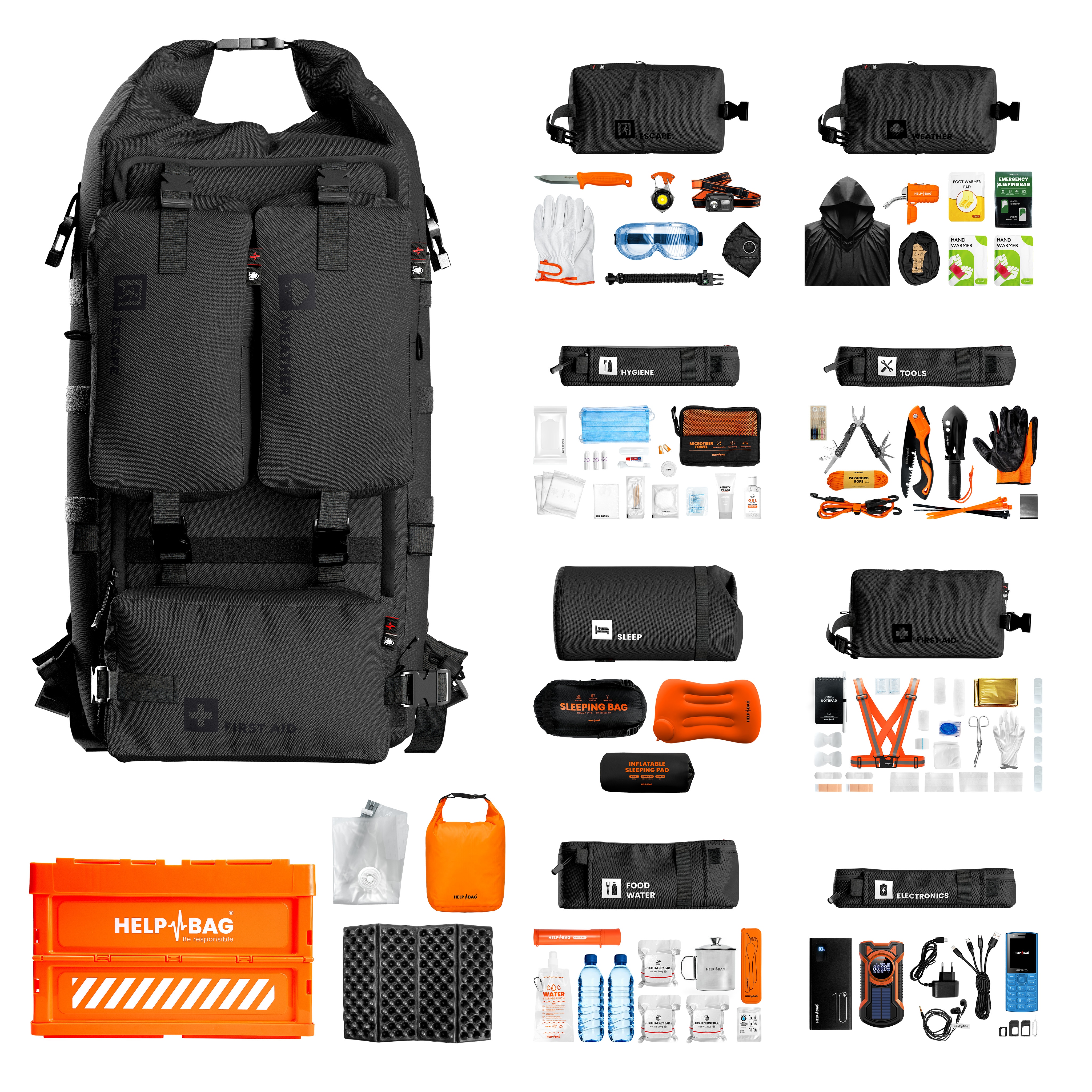 Zestaw awaryjny Help Bag Max Pro 5.0 - Black