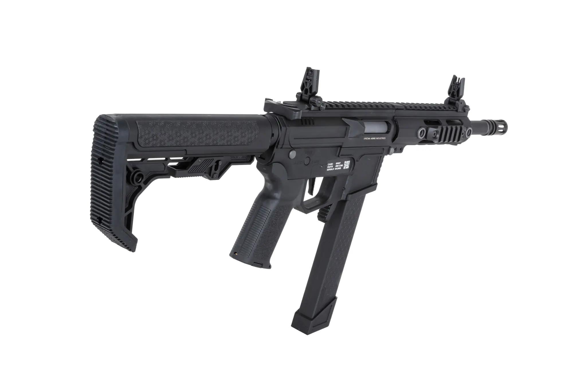 Karabinek szturmowy AEG Specna Arms SA-FX01 Flex BLDC HAL ETU Gen. 2 - Black