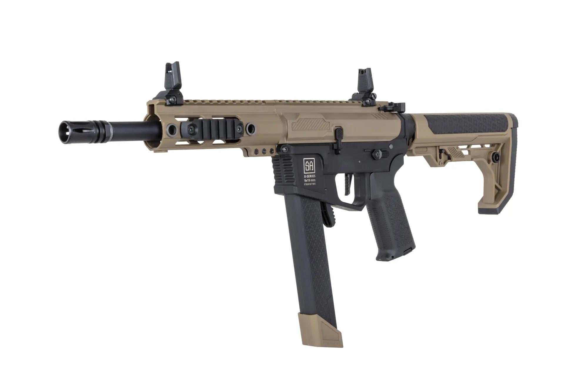 Karabinek szturmowy AEG Specna Arms SA-FX01 Flex BLDC HAL ETU Gen. 2 - Half-Tan