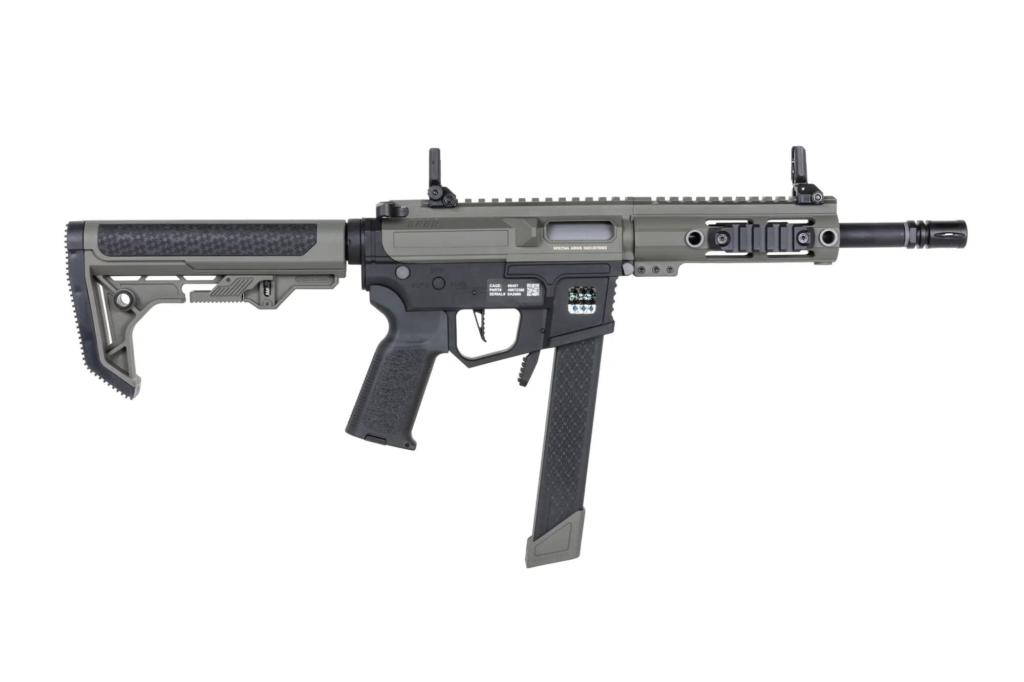 Karabinek szturmowy AEG Specna Arms SA-FX01 Flex BLDC HAL ETU Gen. 2 - Olive