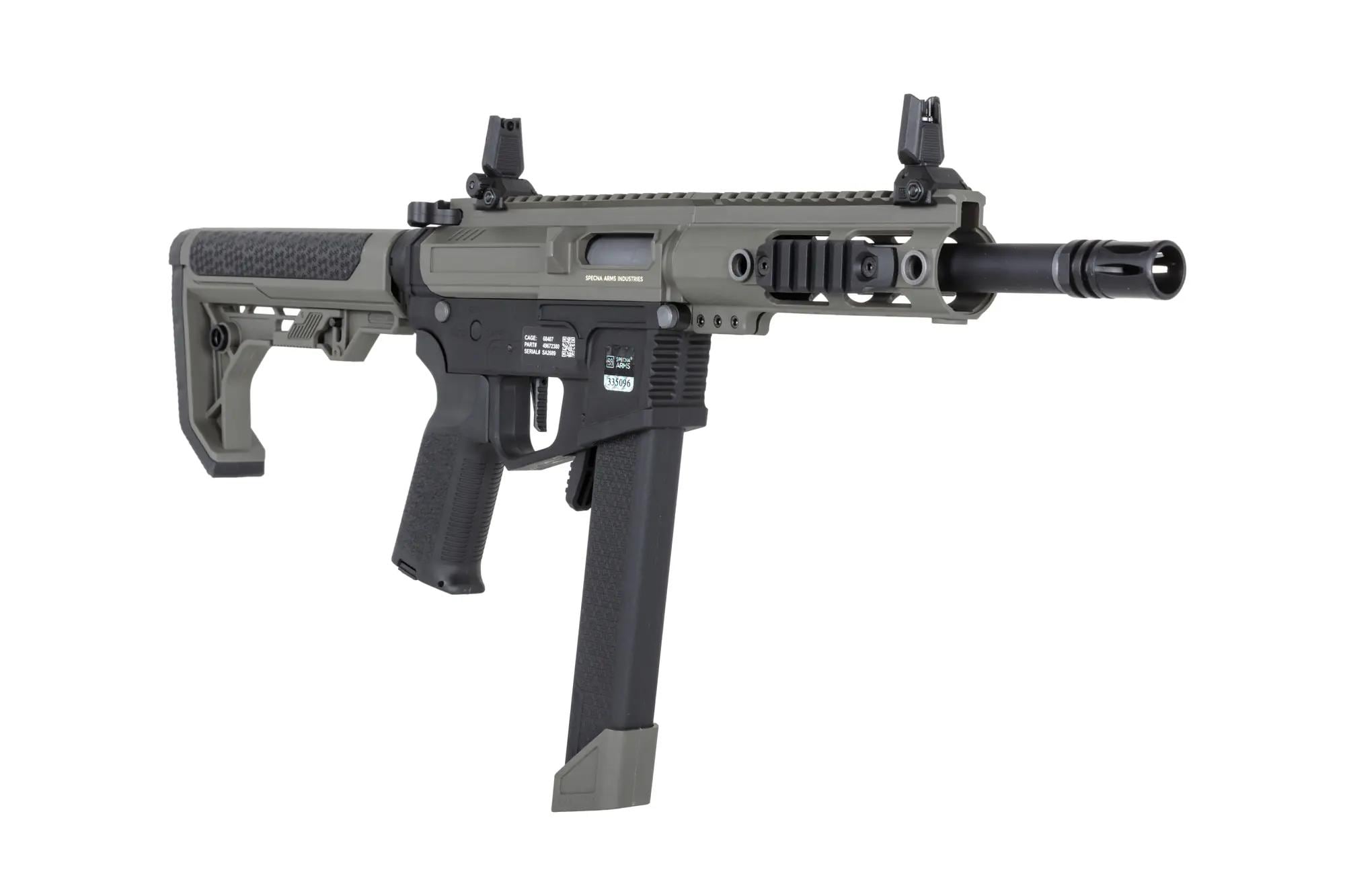 Karabinek szturmowy AEG Specna Arms SA-FX01 Flex BLDC HAL ETU Gen. 2 - Olive