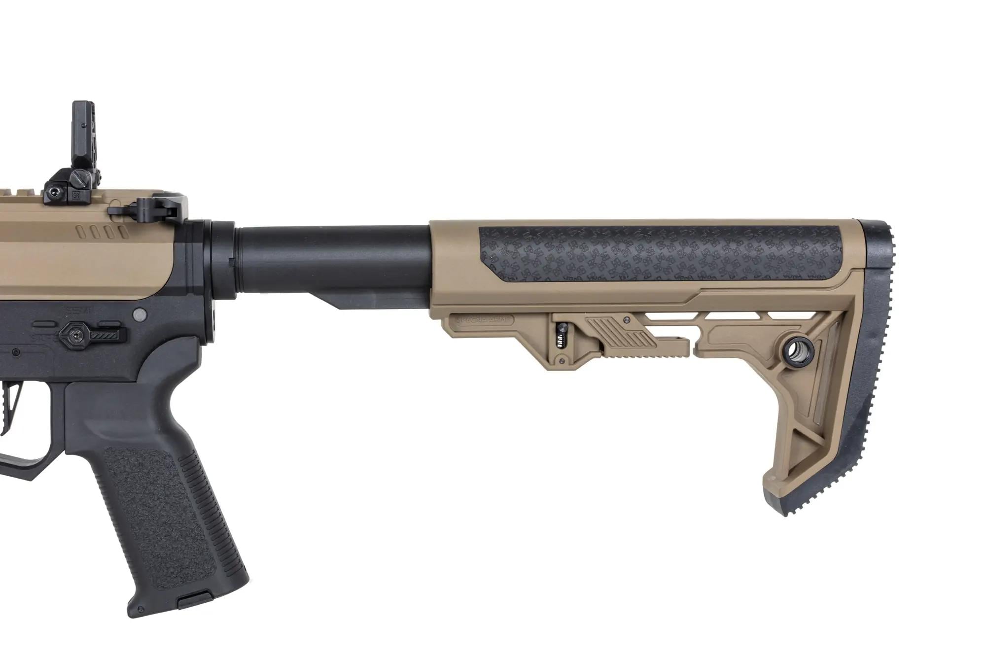 Karabinek szturmowy AEG Specna Arms SA-FX02 Flex BLDC HAL ETU Gen. 2 - Half-Tan