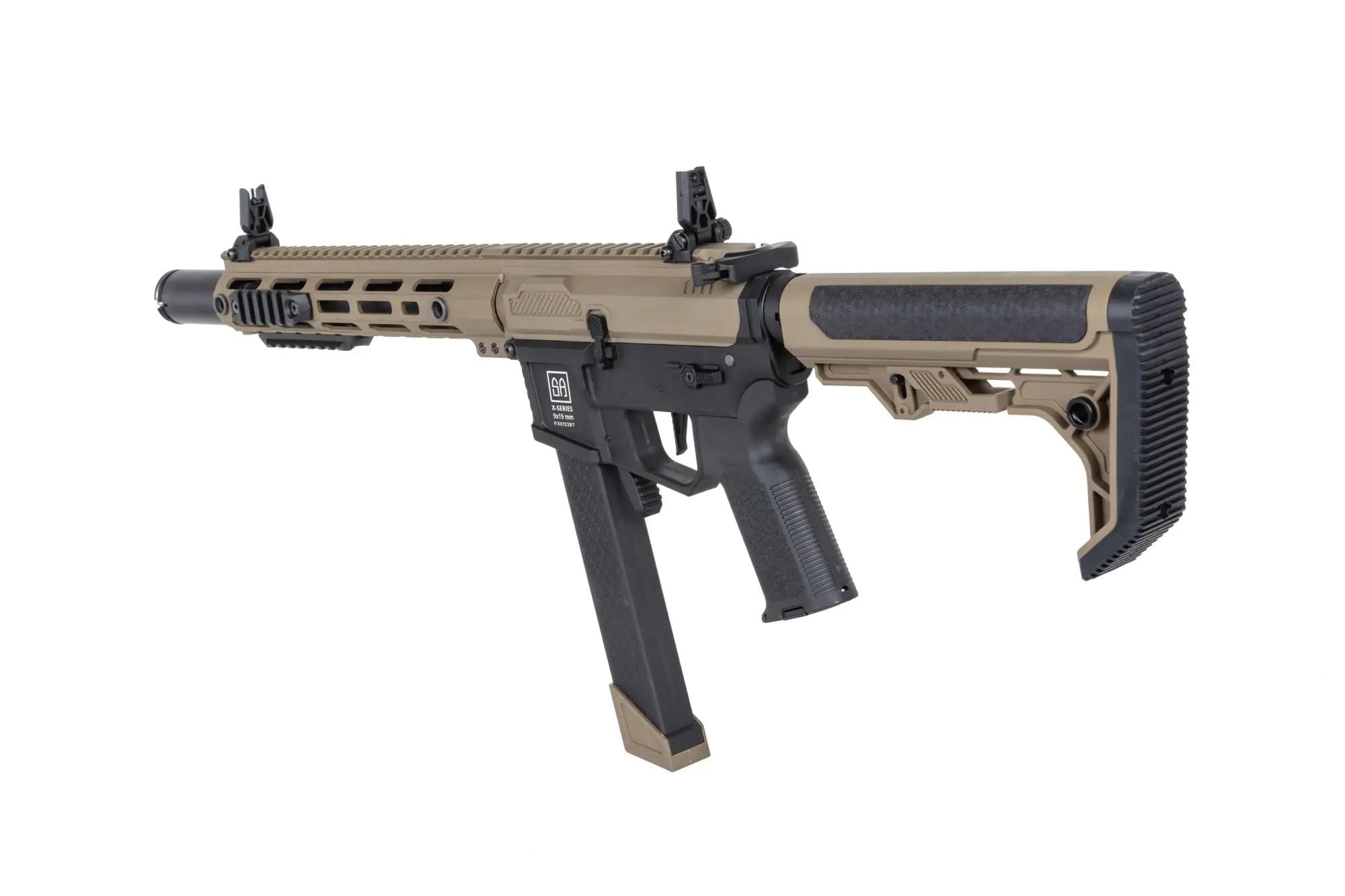 Karabinek szturmowy AEG Specna Arms SA-FX02 Flex BLDC HAL ETU Gen. 2 - Half-Tan
