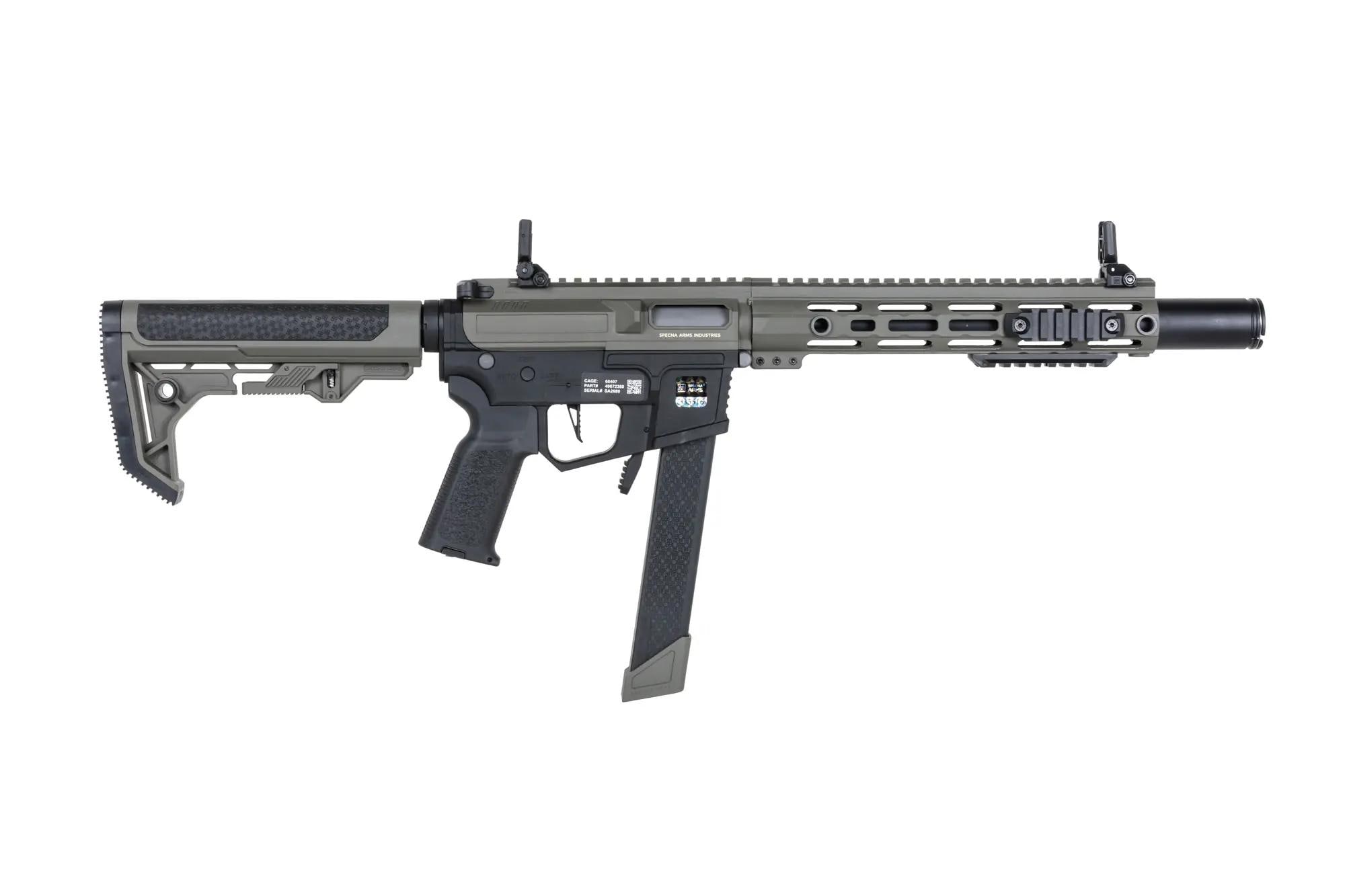 Karabinek szturmowy AEG Specna Arms SA-FX02 Flex BLDC HAL ETU Gen. 2 - Olive