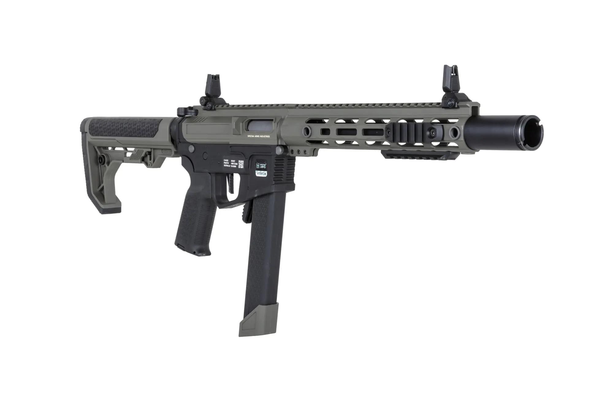 Karabinek szturmowy AEG Specna Arms SA-FX02 Flex BLDC HAL ETU Gen. 2 - Olive