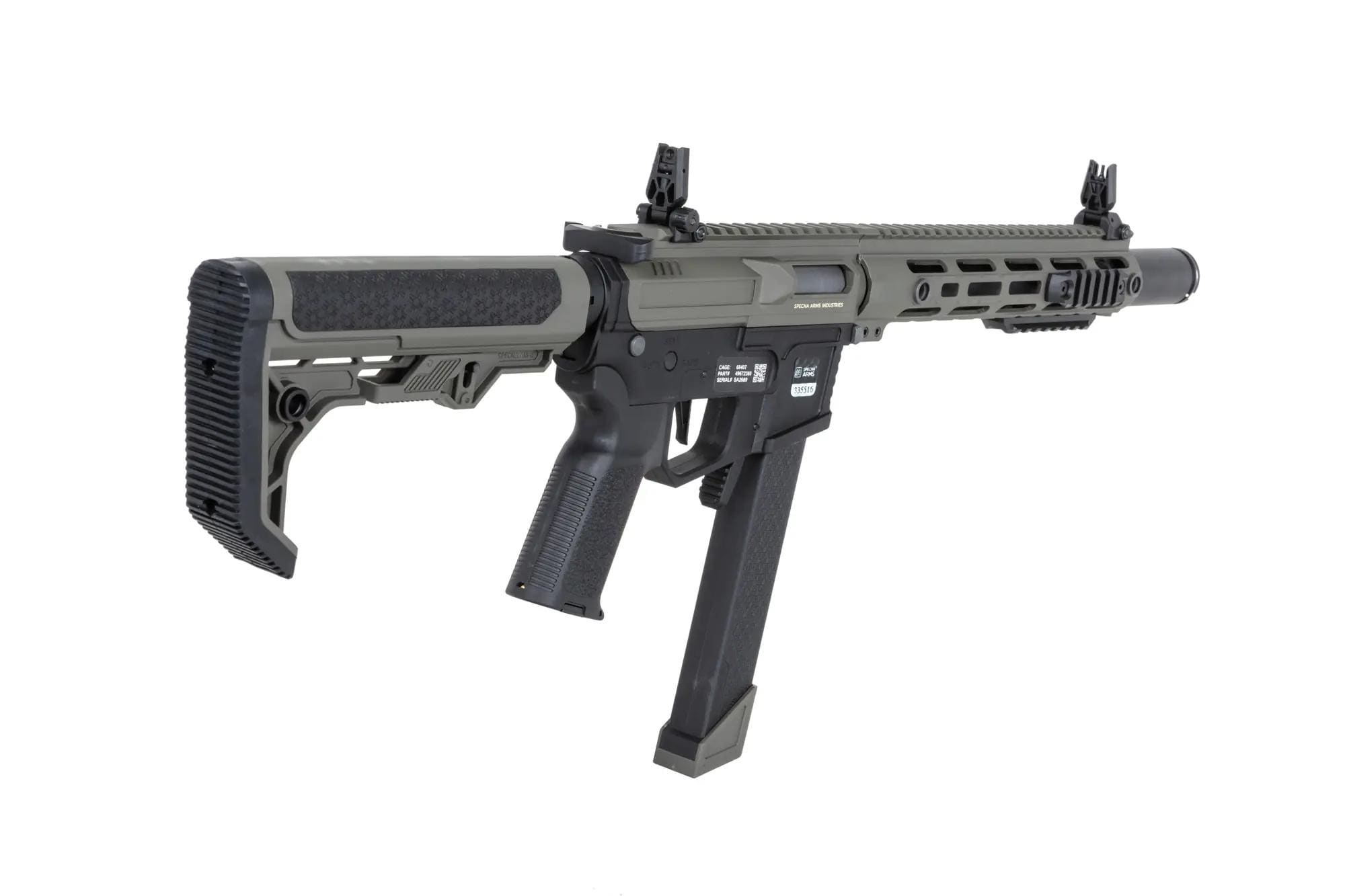 Karabinek szturmowy AEG Specna Arms SA-FX02 Flex BLDC HAL ETU Gen. 2 - Olive
