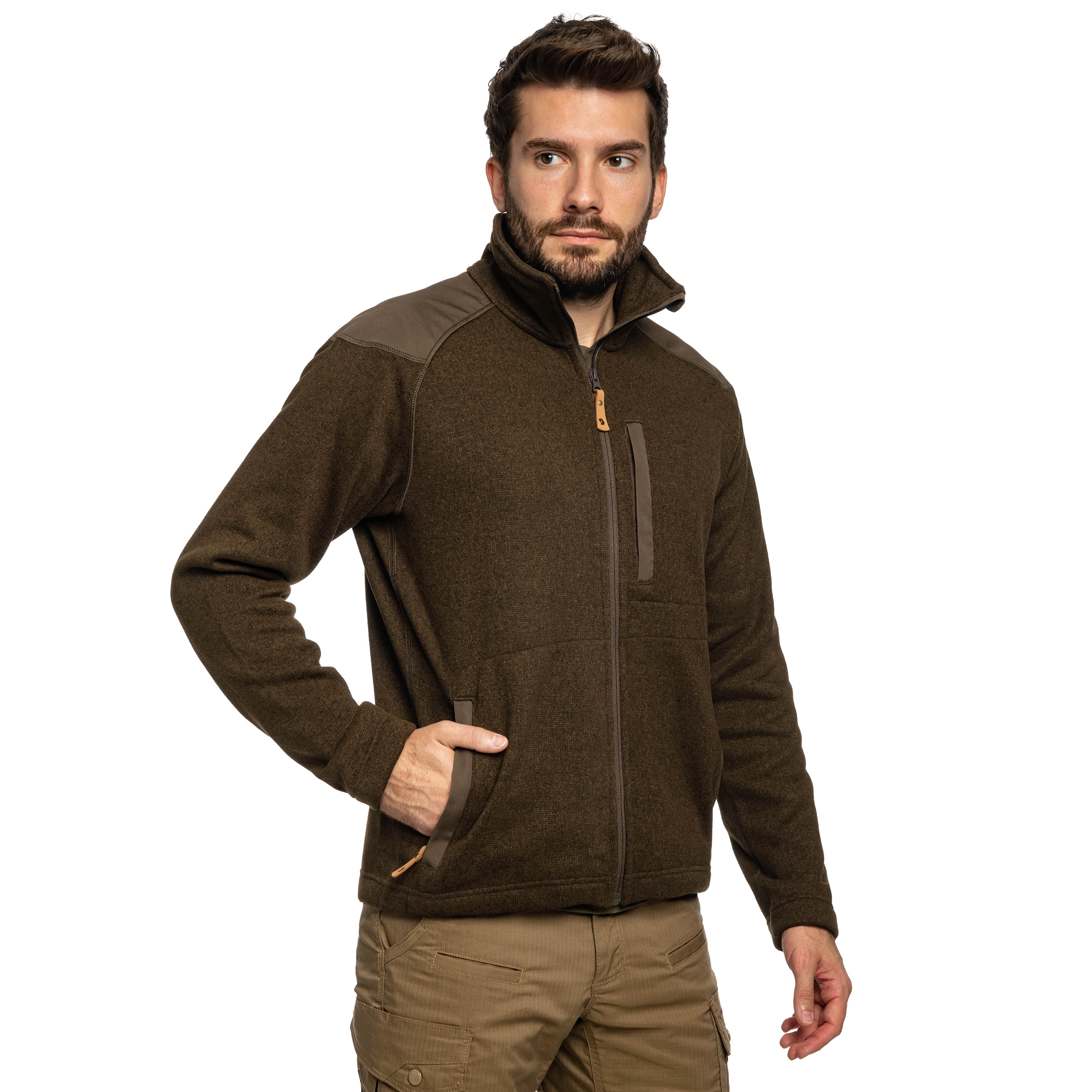 Polar Fjallraven Buck Fleece - Dark Olive