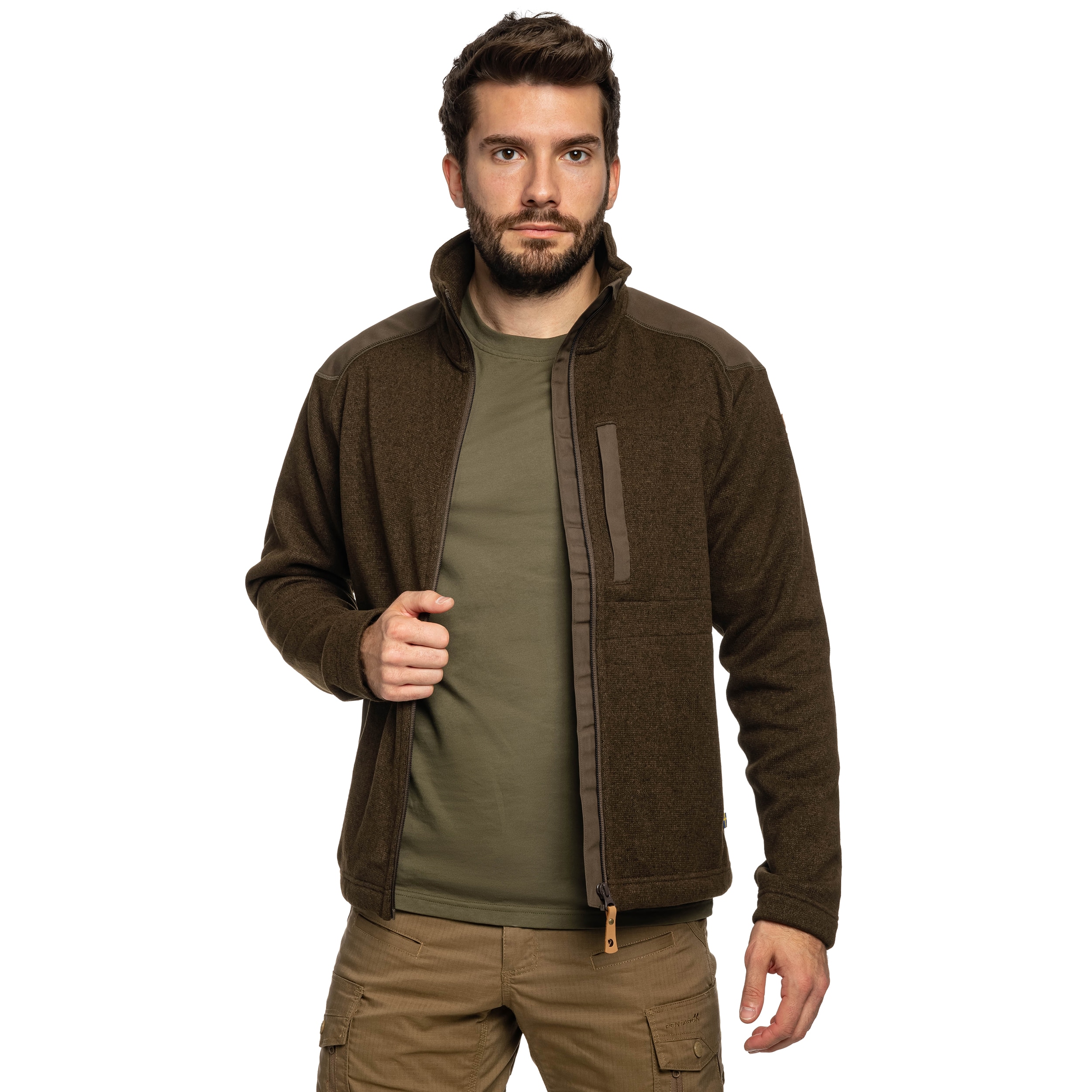 Polar Fjallraven Buck Fleece - Dark Olive