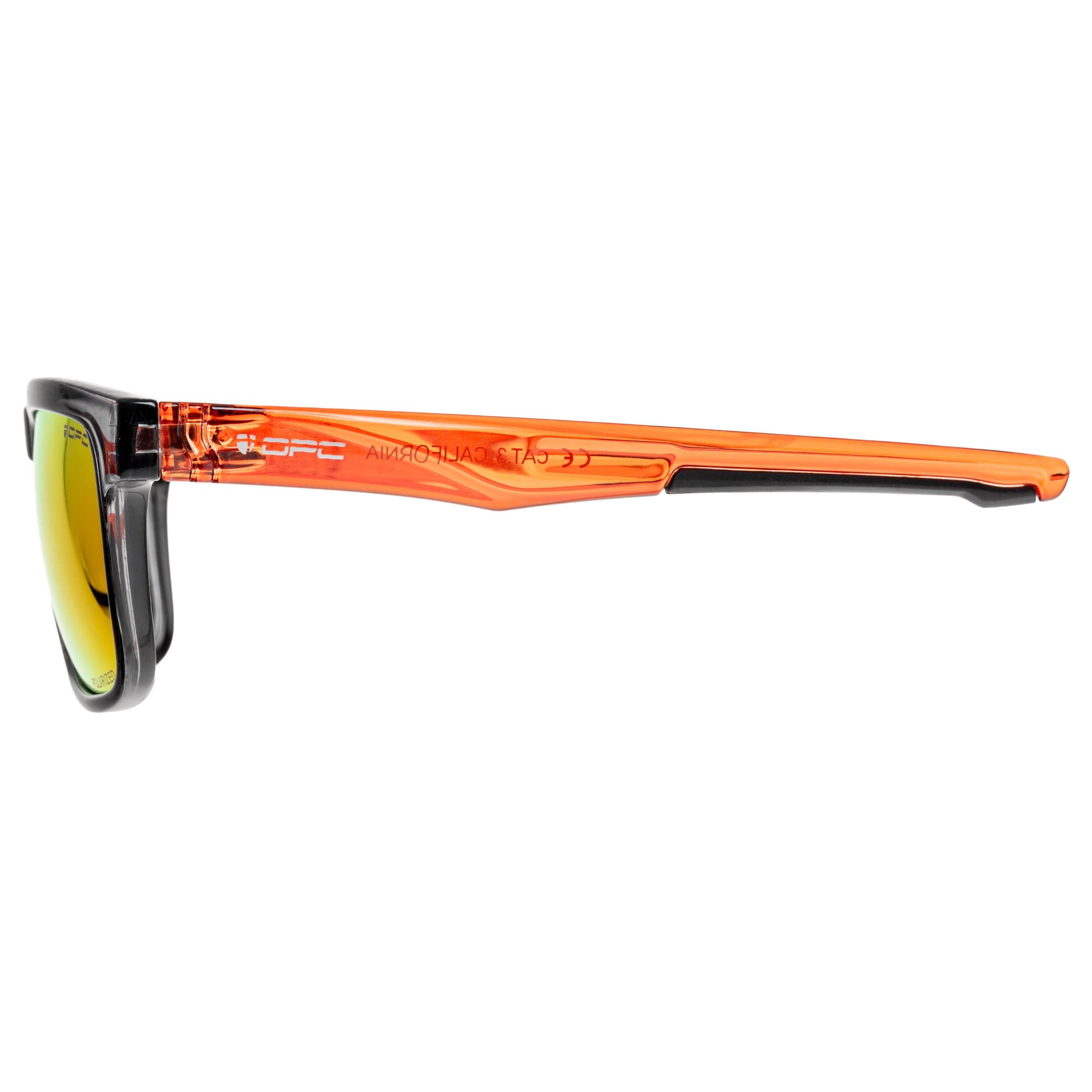 Сонцезахисні окуляри OPC Lifestyle California Black/Red Revo з поляризацією