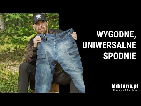 Spodnie Texar Dominus Denim - Black