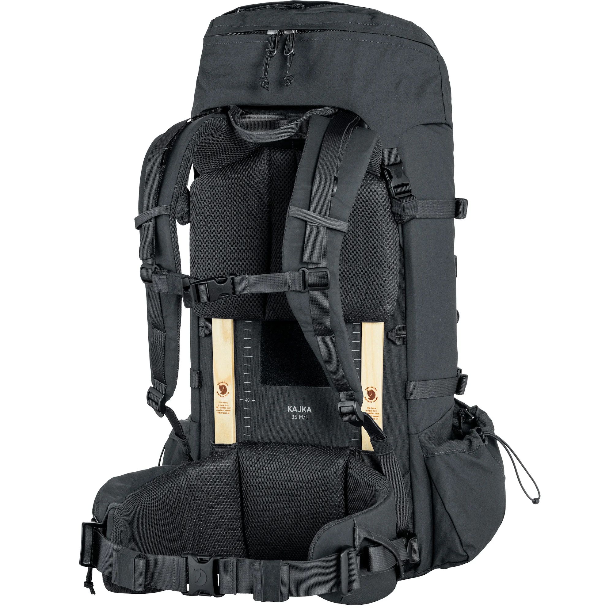 Рюкзак Fjallraven Kajka M/L 35 л - Coal Black