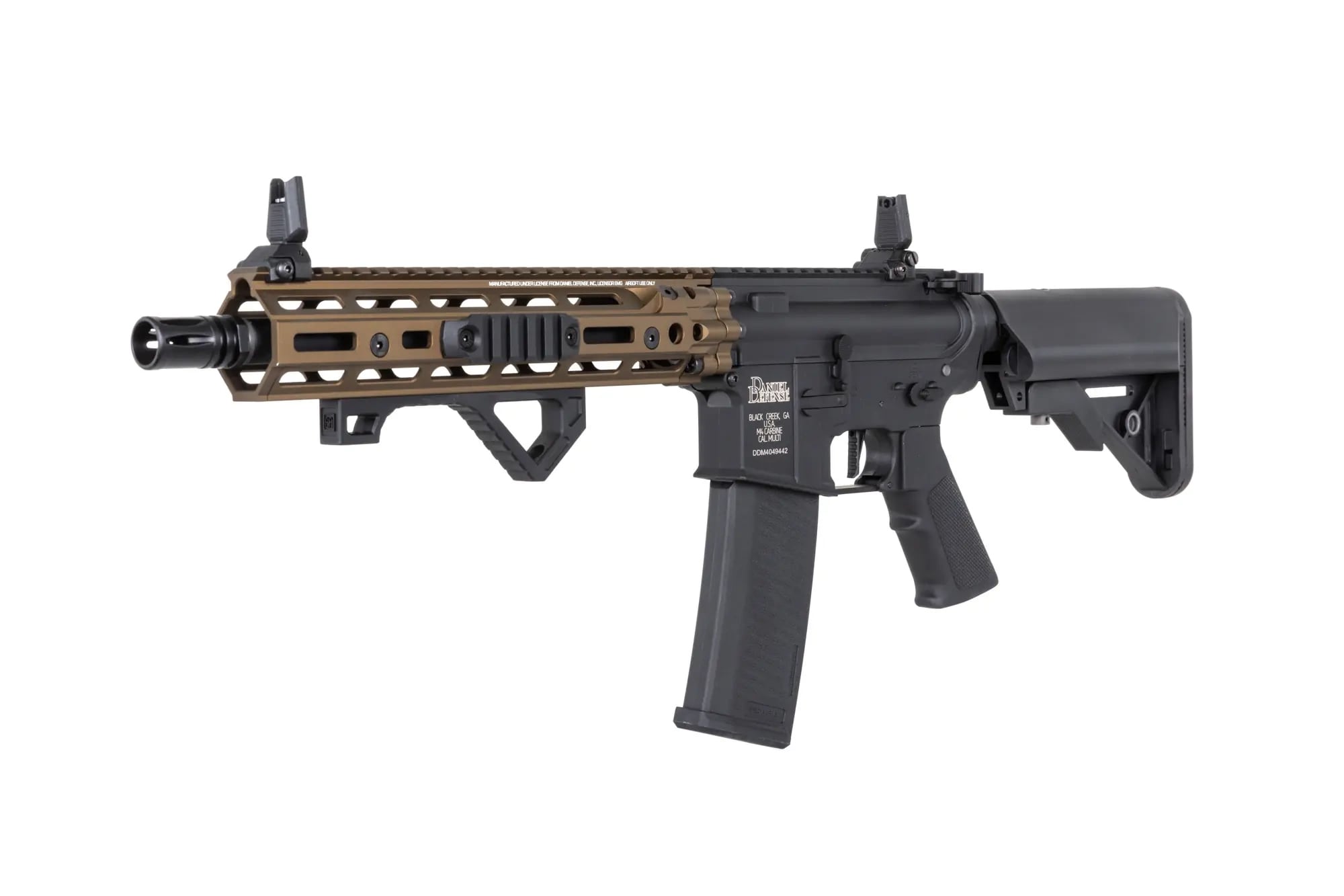 Karabinek szturmowy AEG Specna Arms Daniel Defense RIS III SA-C27 CORE HAL ETU Gen.2 - Chaos Bronze