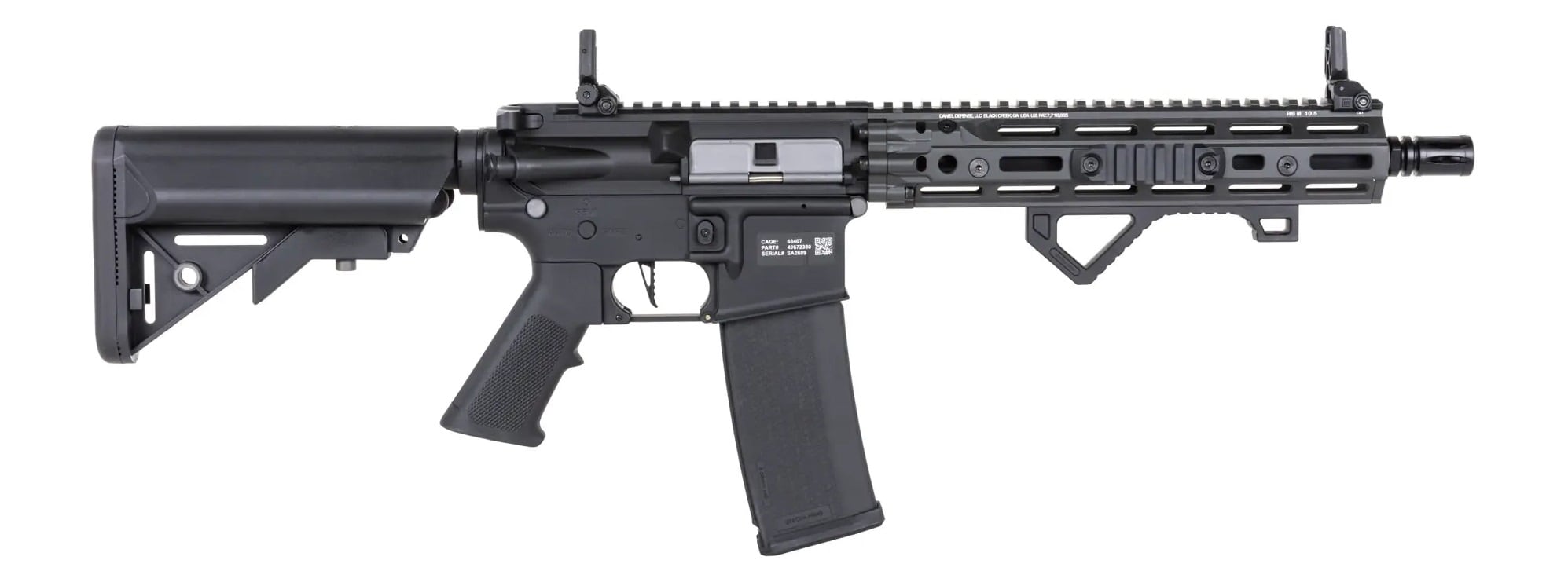 Karabinek szturmowy AEG Specna Arms Daniel Defense RIS III SA-C27 CORE HAL ETU Gen.2 - Grey