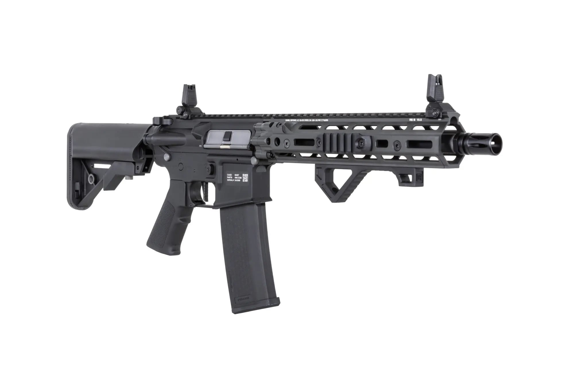 Karabinek szturmowy AEG Specna Arms Daniel Defense RIS III SA-C27 CORE HAL ETU Gen.2 - Grey