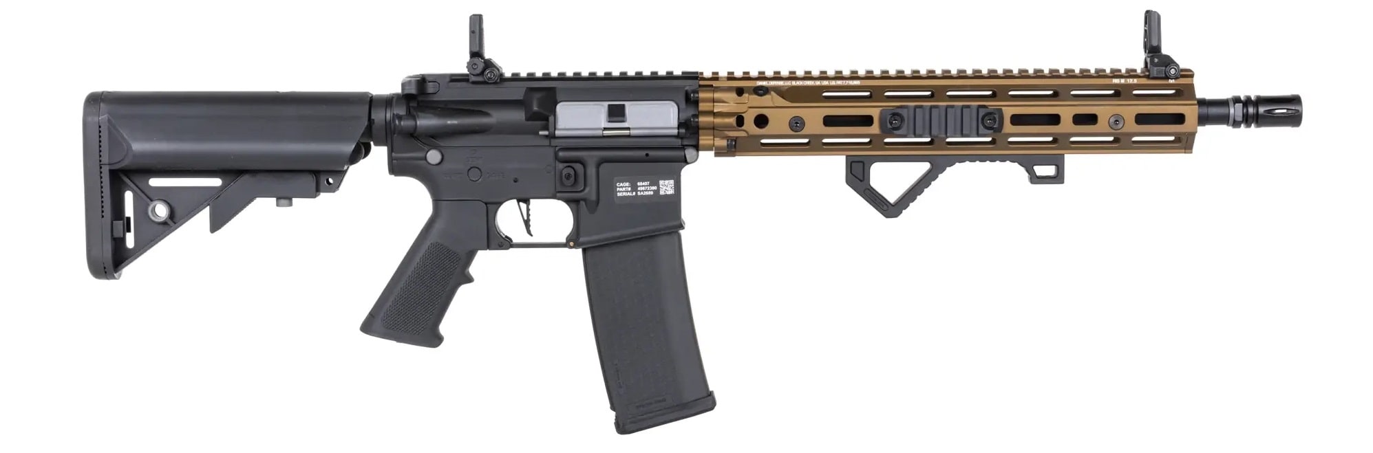 Karabinek szturmowy AEG Specna Arms Daniel Defense RIS III SA-C28 CORE HAL ETU Gen.2 - Chaos Bronze