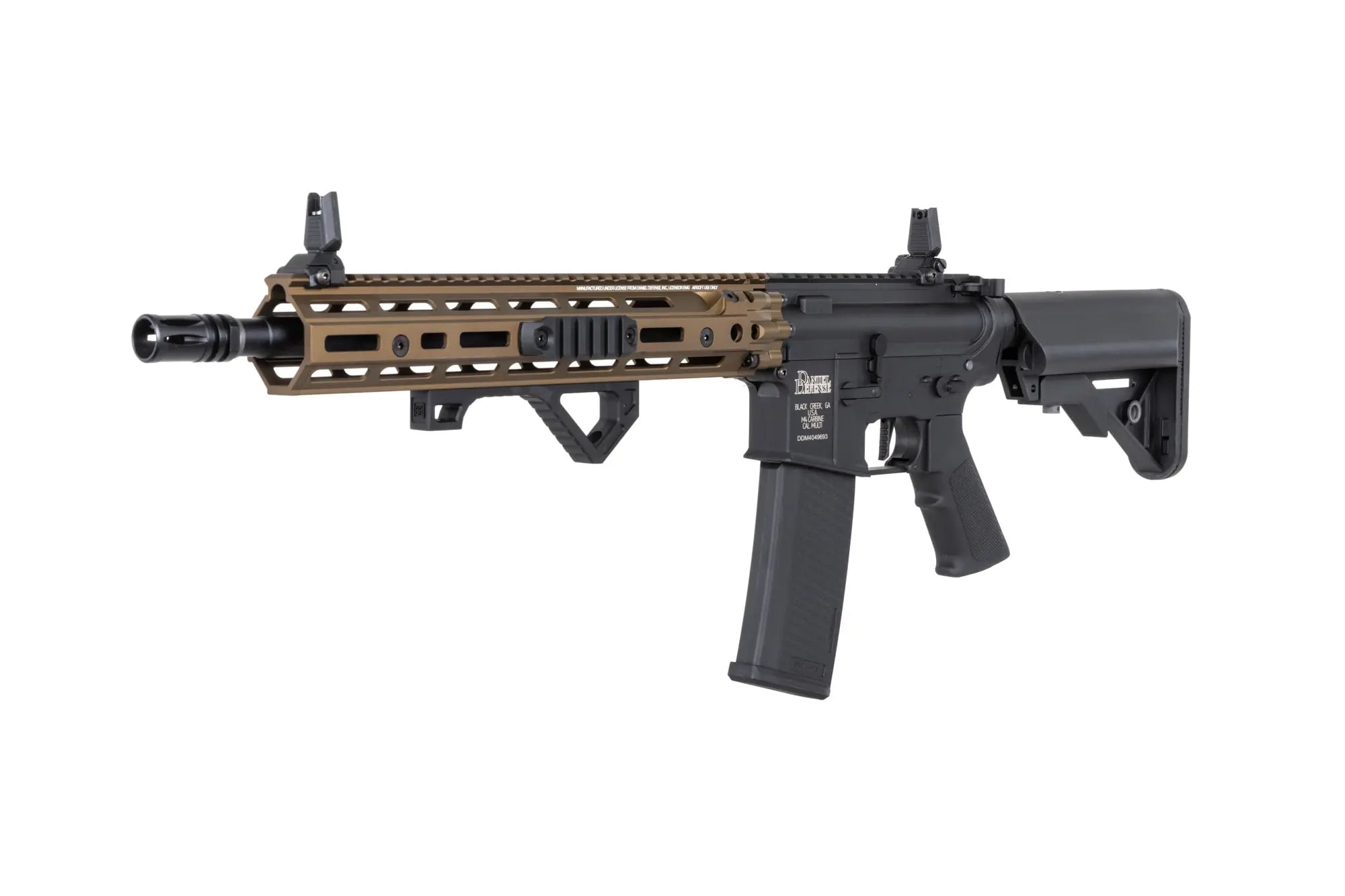 Karabinek szturmowy AEG Specna Arms Daniel Defense RIS III SA-C28 CORE HAL ETU Gen.2 - Chaos Bronze