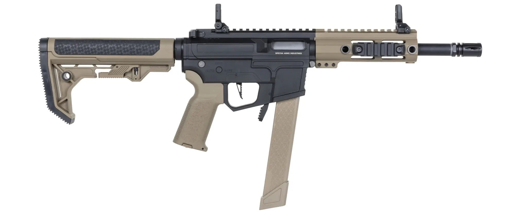 Штурмова гвинтівка AEG Specna Arms SA-FX01 Flex Light Ops Stock HAL ETU Gen. 2 - Half-Tan