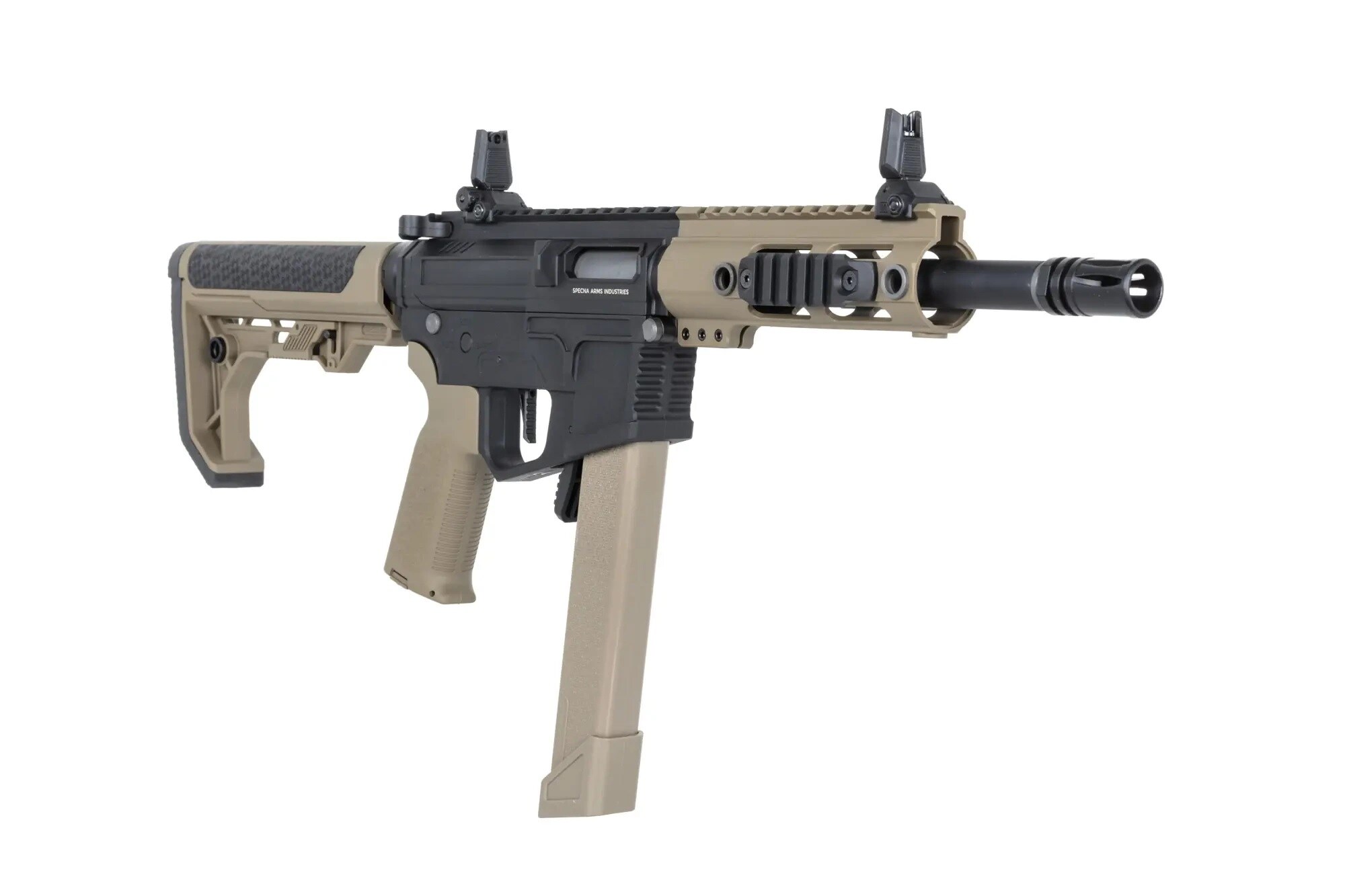 Штурмова гвинтівка AEG Specna Arms SA-FX01 Flex Light Ops Stock HAL ETU Gen. 2 - Half-Tan