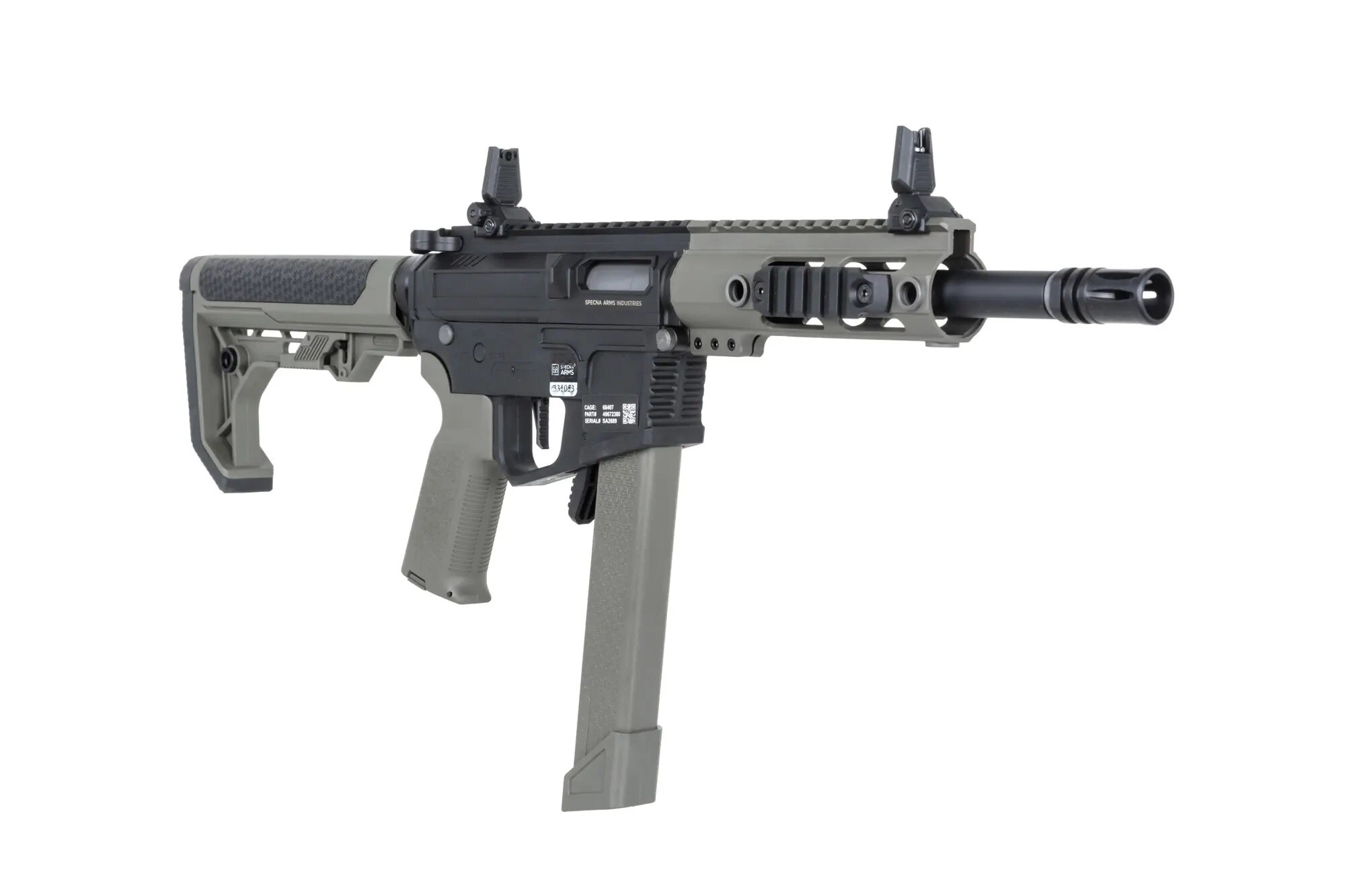 Штурмова гвинтівка AEG Specna Arms SA-FX01 Flex Light Ops Stock HAL ETU Gen. 2 - Olive