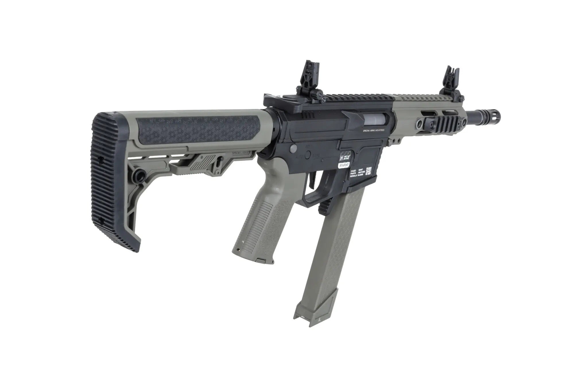 Штурмова гвинтівка AEG Specna Arms SA-FX01 Flex Light Ops Stock HAL ETU Gen. 2 - Olive
