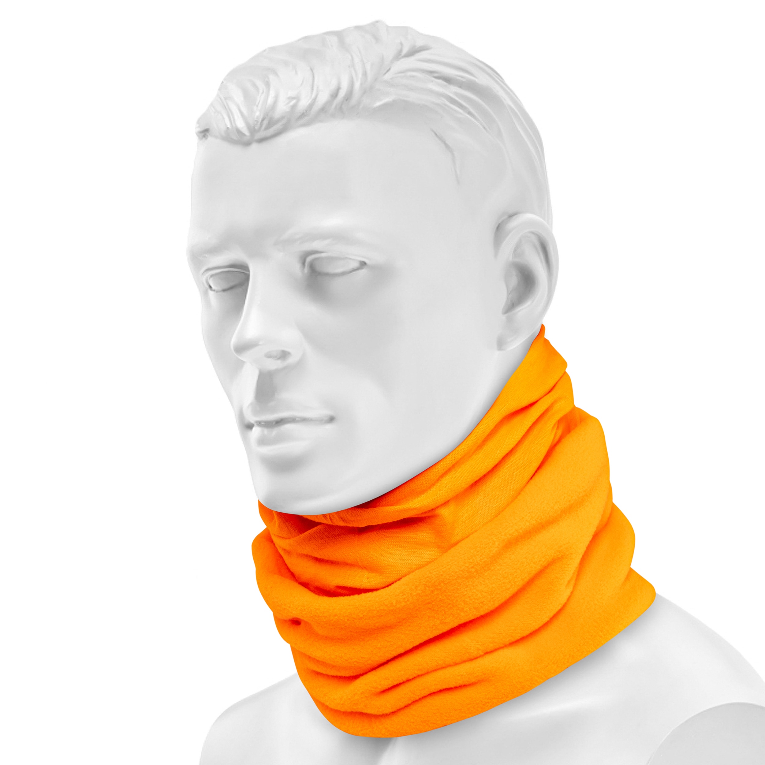 Chusta ochronna Buff Safety Polar Neckwear - Solid Orange Fluor