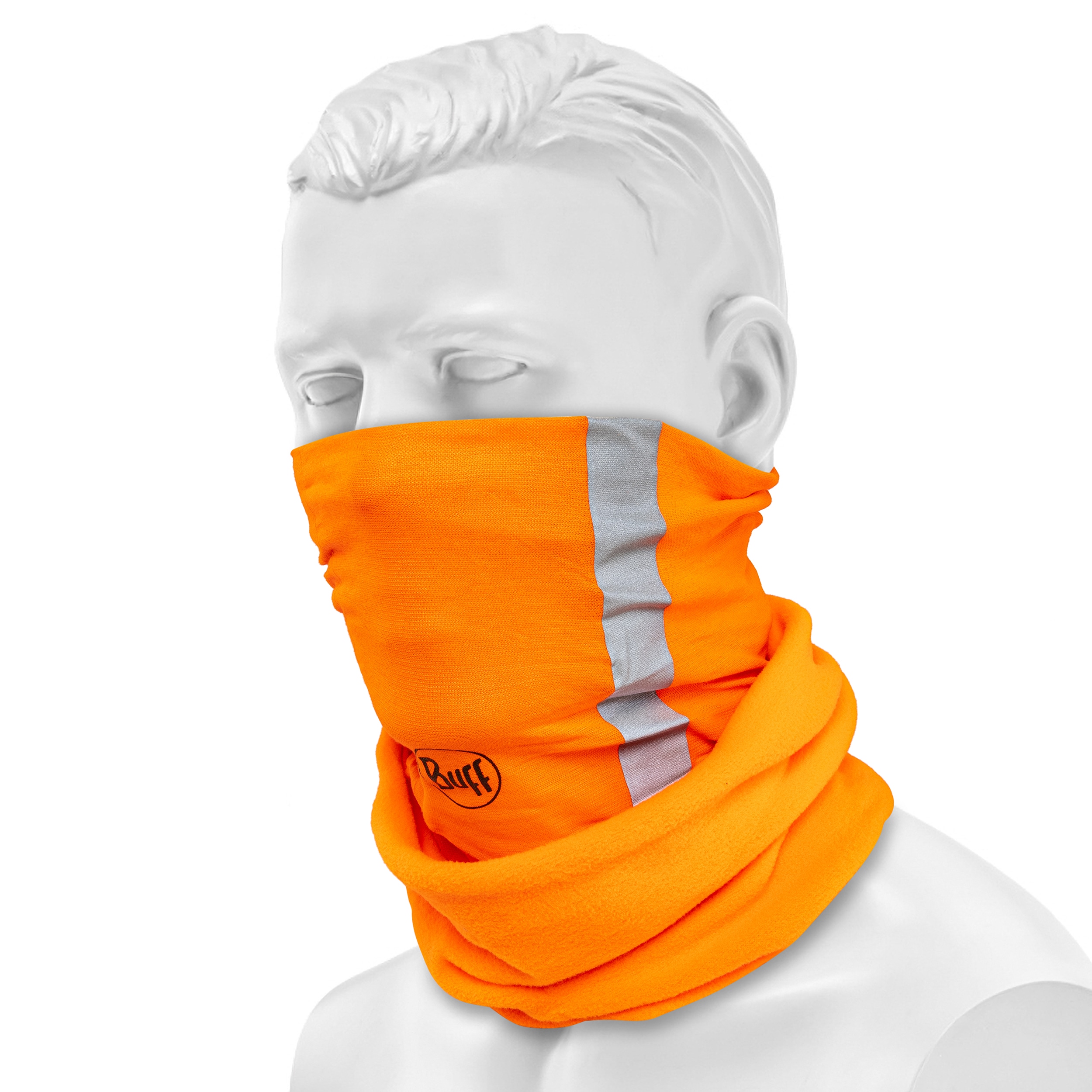 Бафф Buff Safety Фліс Neckwear - Reflective Orange Fluor