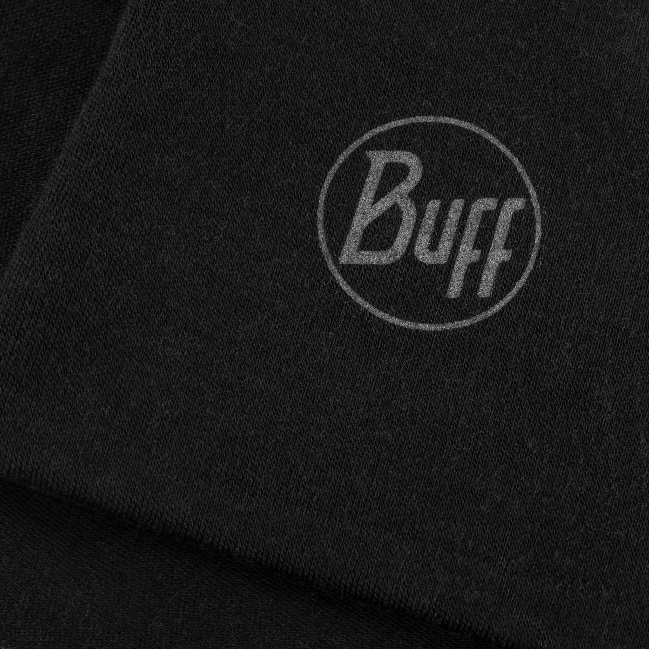 Czapka Buff Safety Merino Wool Thermal 1 Layer Solid - Black