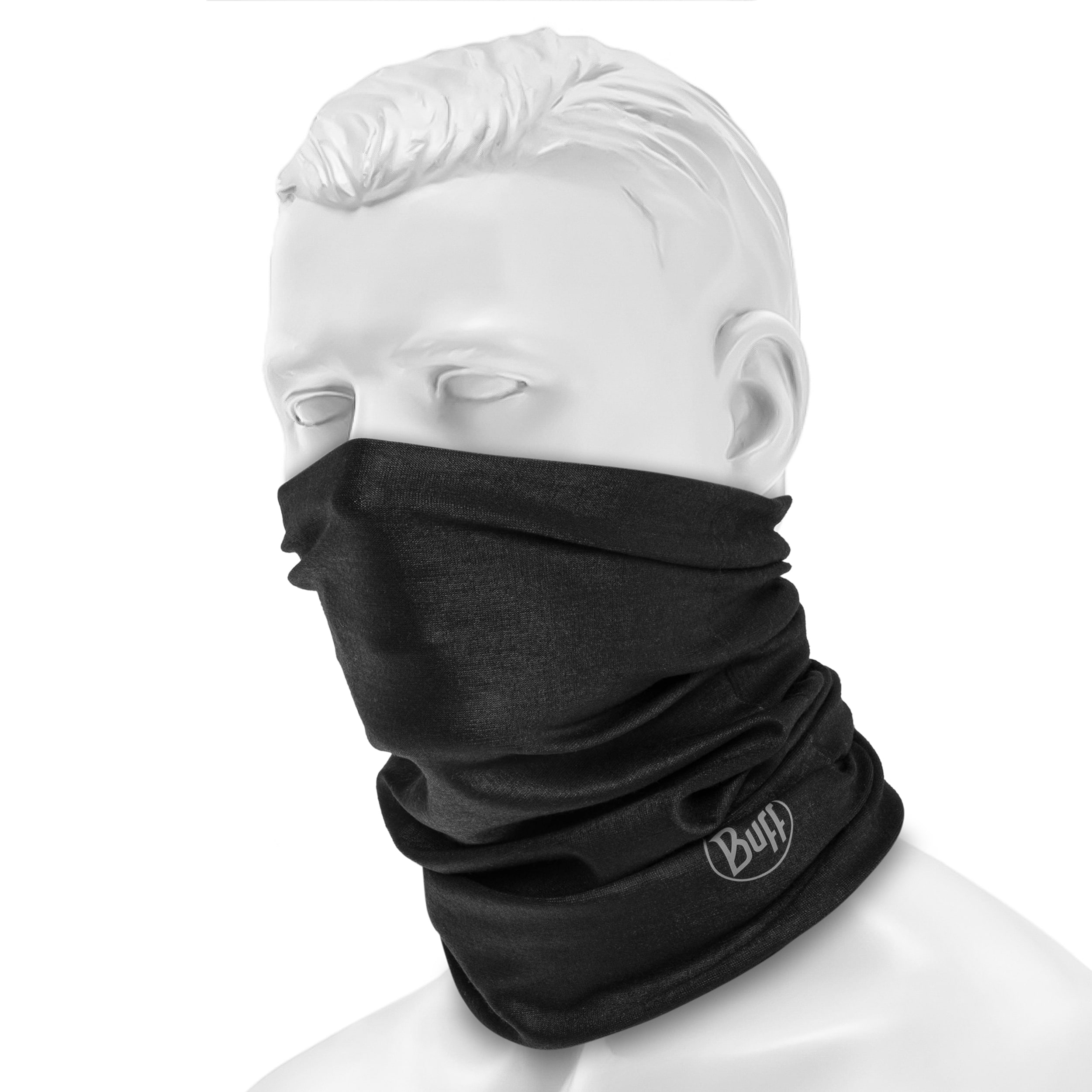 Chusta ochronna Buff Safety Thermonet Neckwear - Solid Black