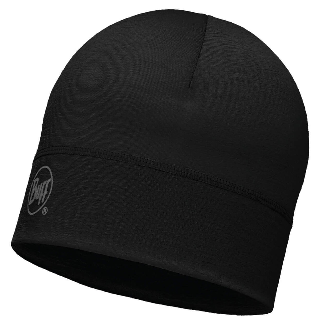 Шапка Buff Safety Merino Wool 1 Layer Solid - Black