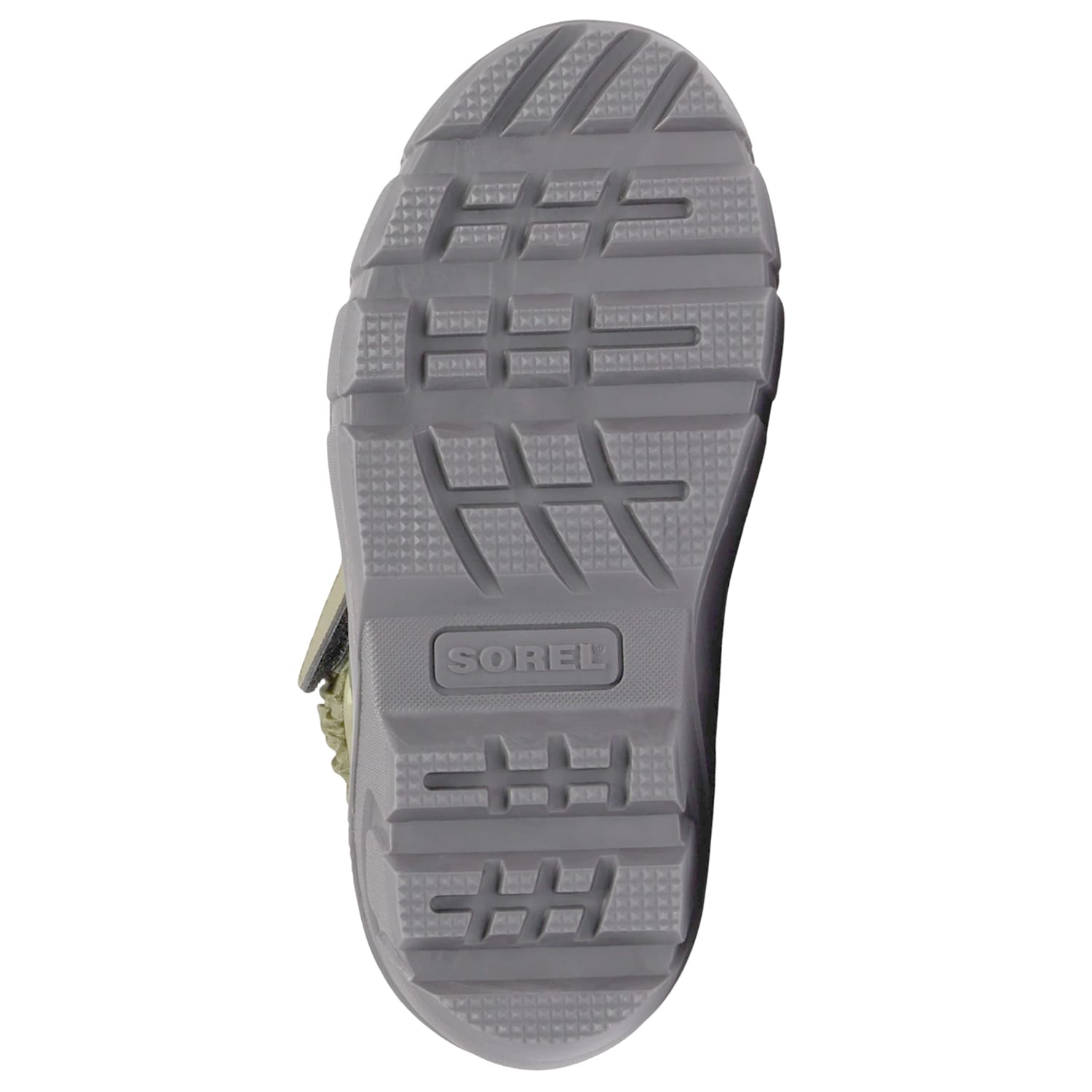 Buty śniegowce dziecięce Sorel Flurry Print Youth Boot - Utility Green/Savory