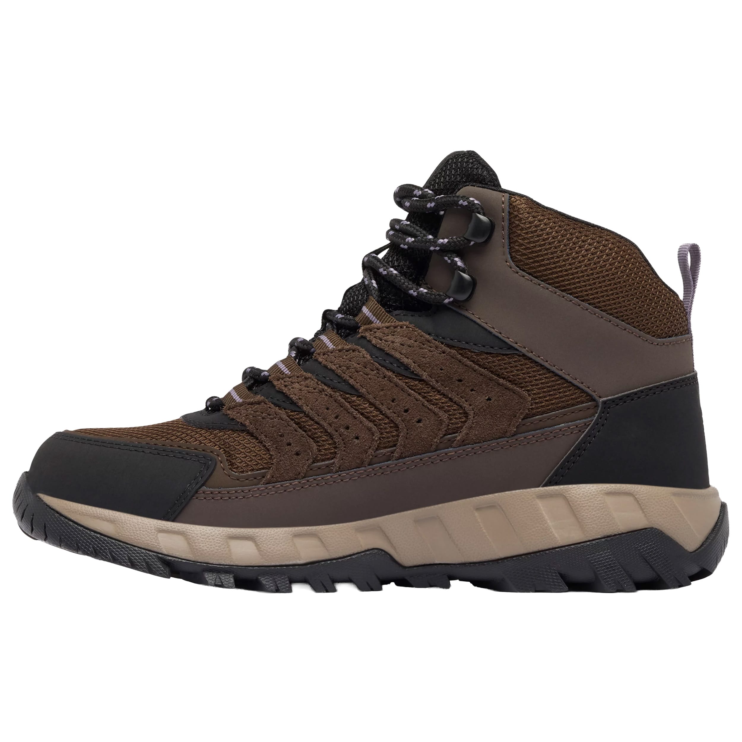 Жіночі черевики Columbia Strata Trail Mid Waterproof - Cordovan/Granite Purple