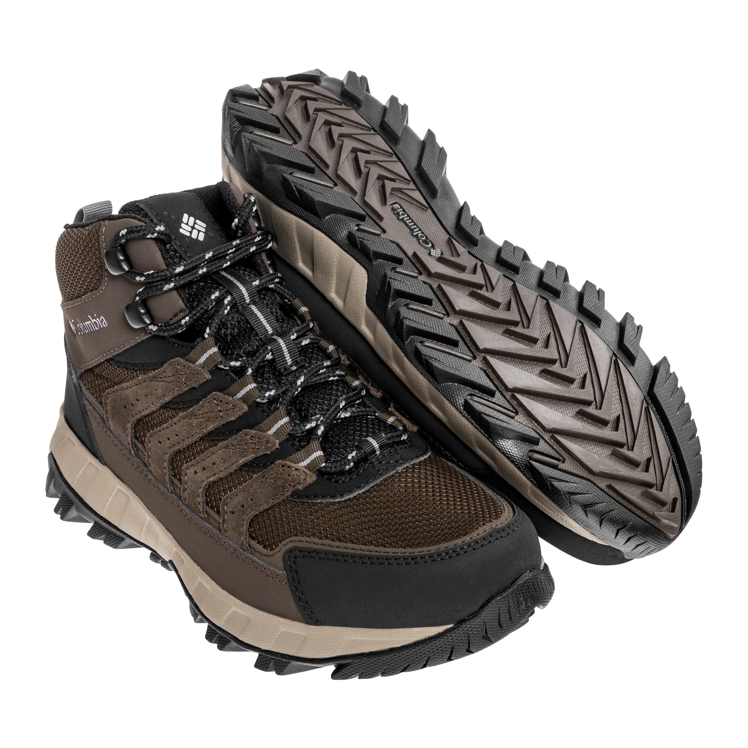 Жіночі черевики Columbia Strata Trail Mid Waterproof - Cordovan/Granite Purple