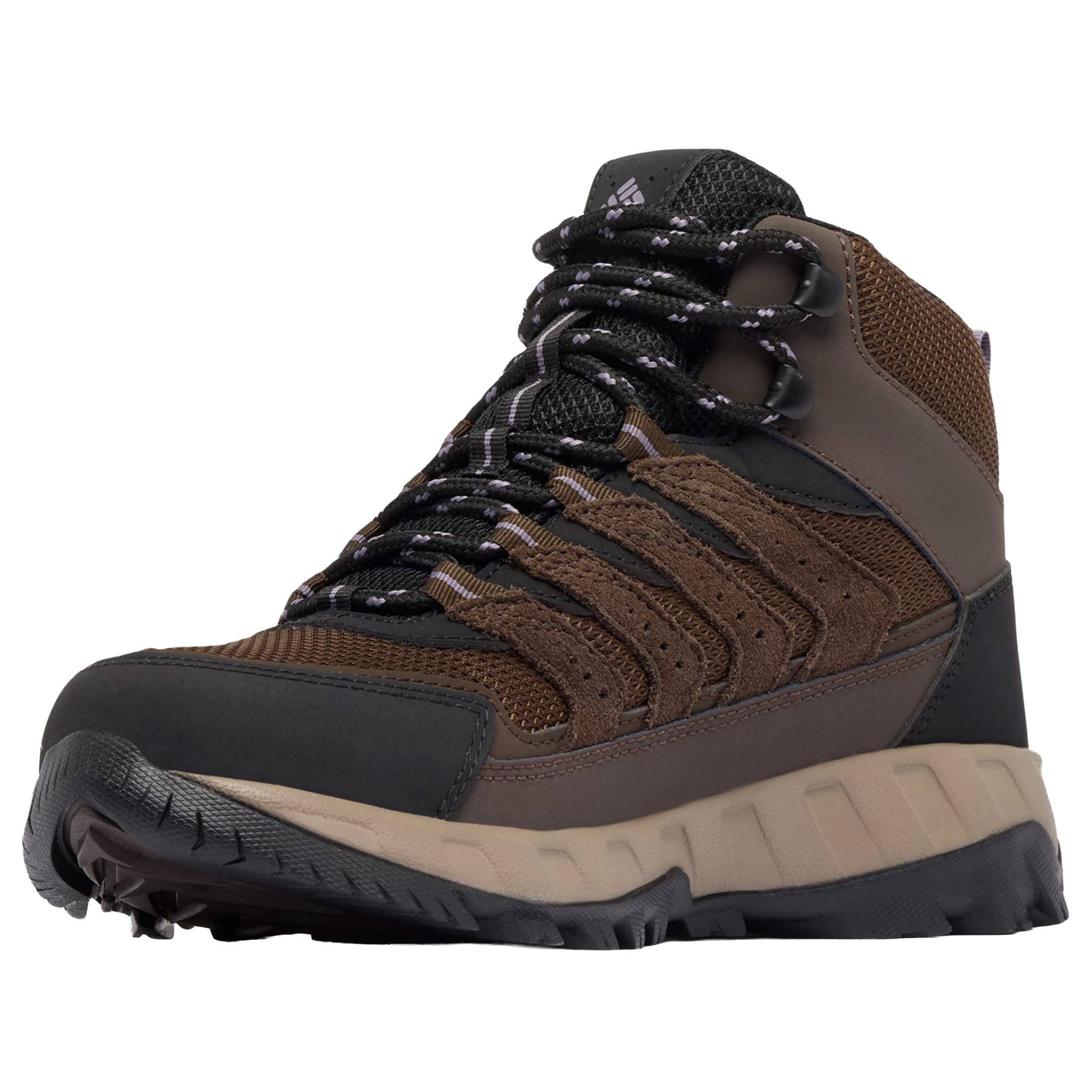 Жіночі черевики Columbia Strata Trail Mid Waterproof - Cordovan/Granite Purple
