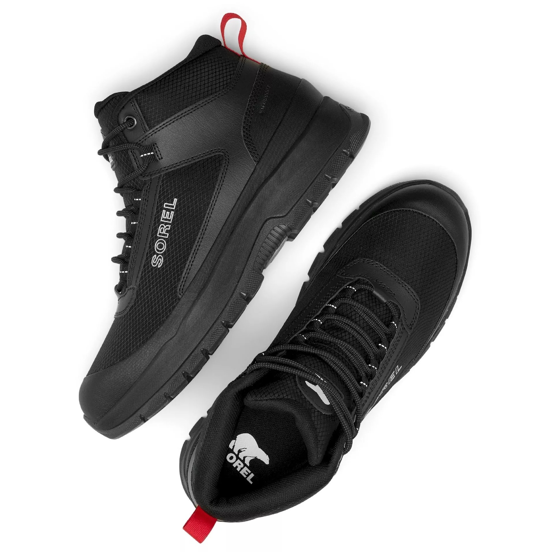 Buty Sorel Outing NW Sneaker MID Waterproof - Black/Black