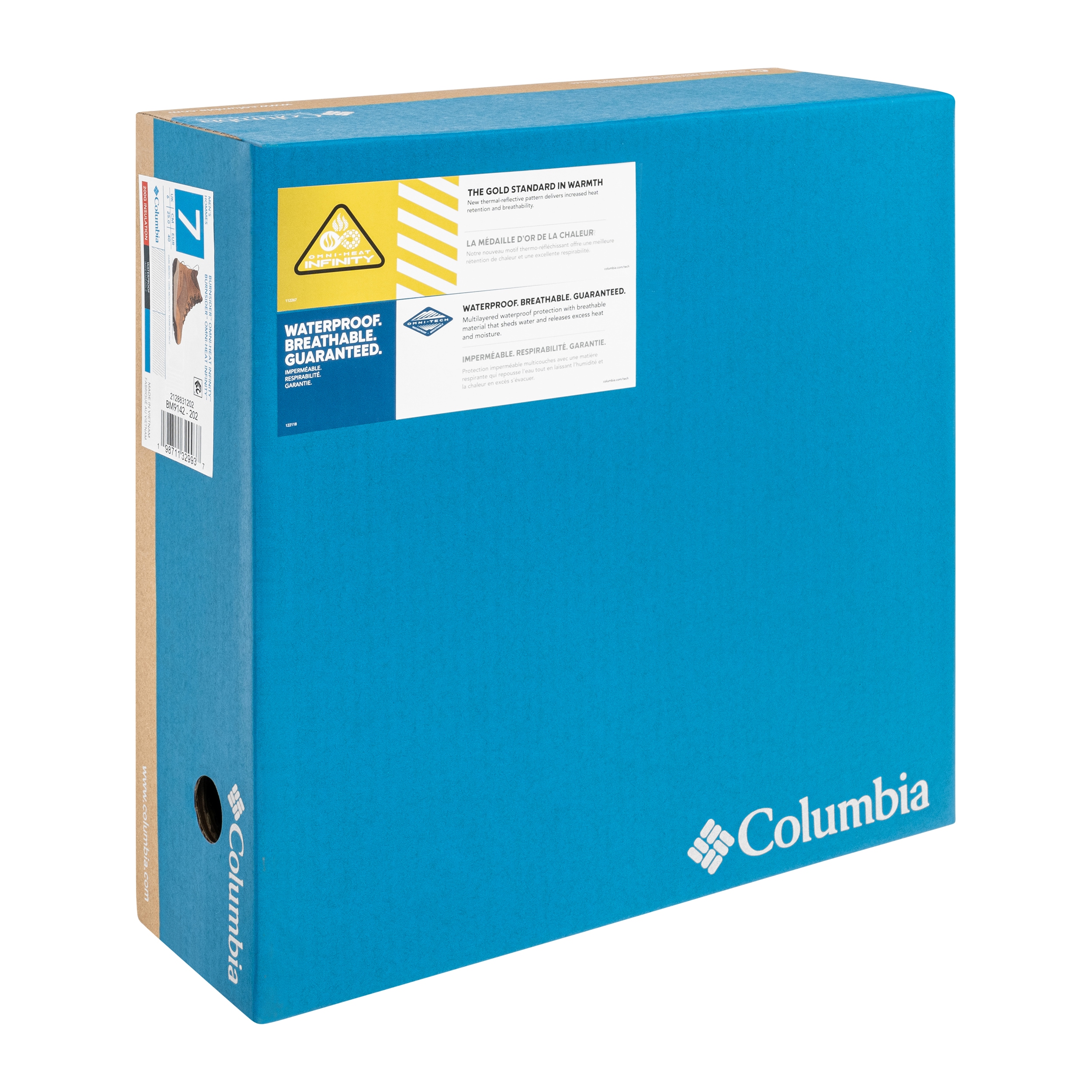 Buty Columbia Burnsider Omni Heat Infinity - Dark Brown/Dark Mountain