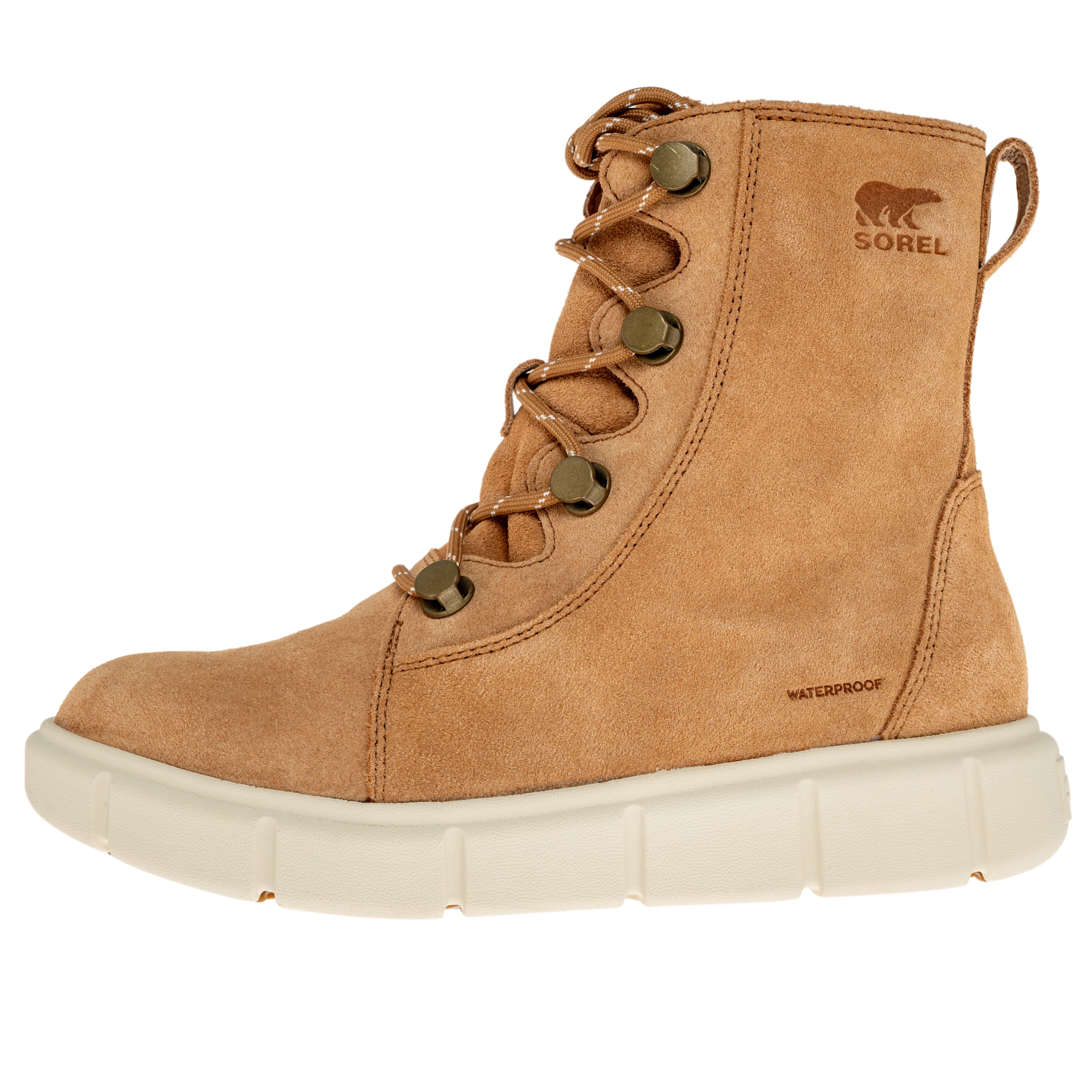 Buty damskie Sorel Explorer III Joan - Tawny Buff/Chalk