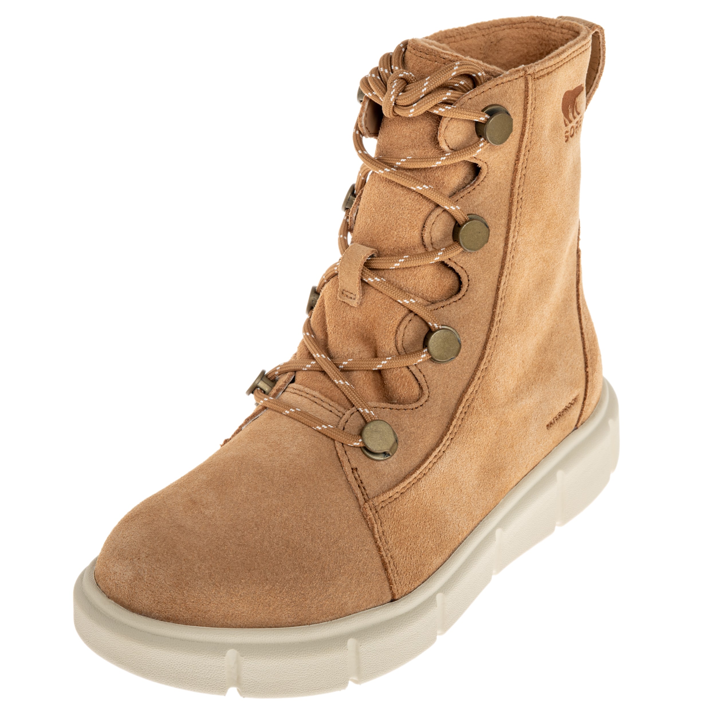 Buty damskie Sorel Explorer III Joan - Tawny Buff/Chalk