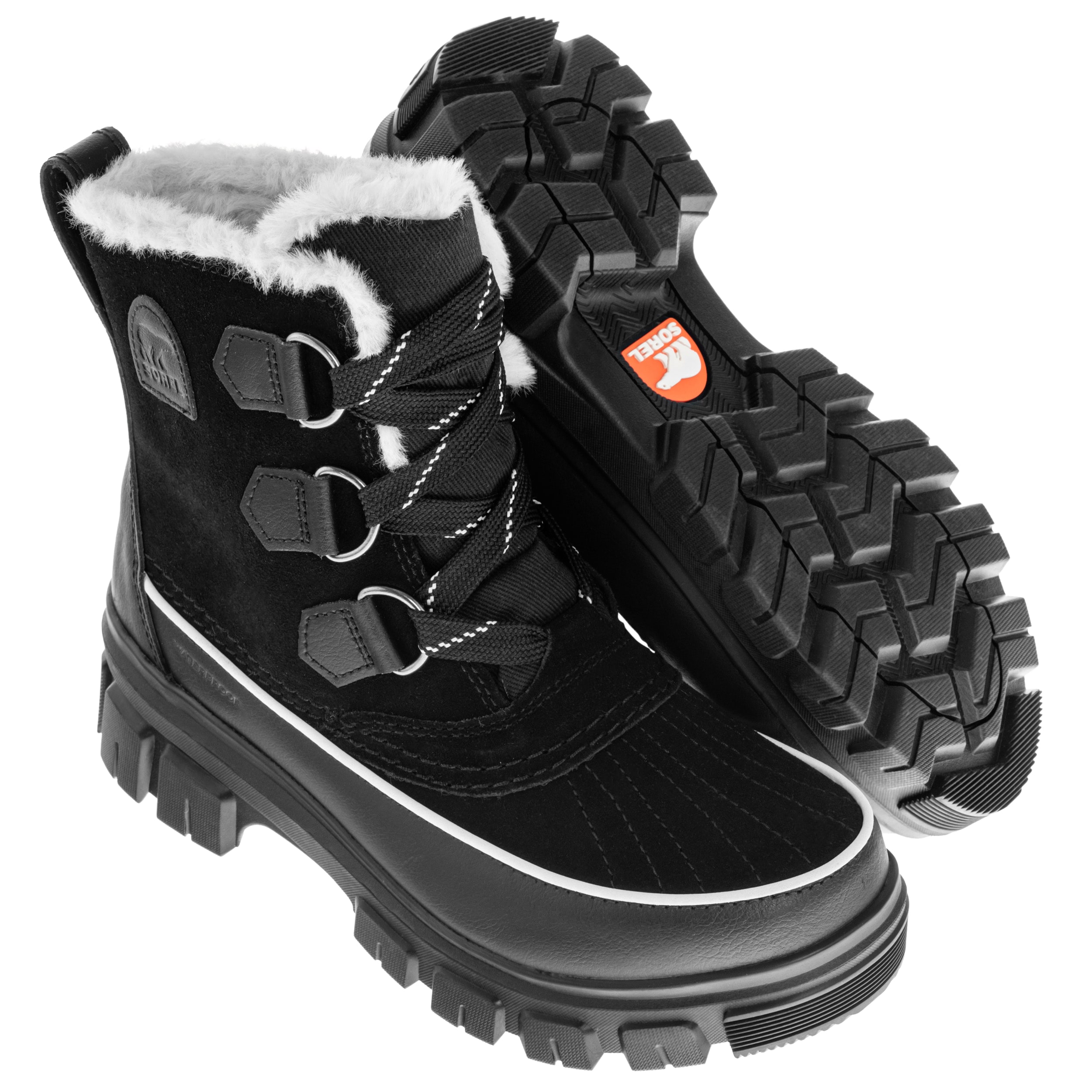 Жіночі черевики Sorel Torino V WP - Black/Fawn